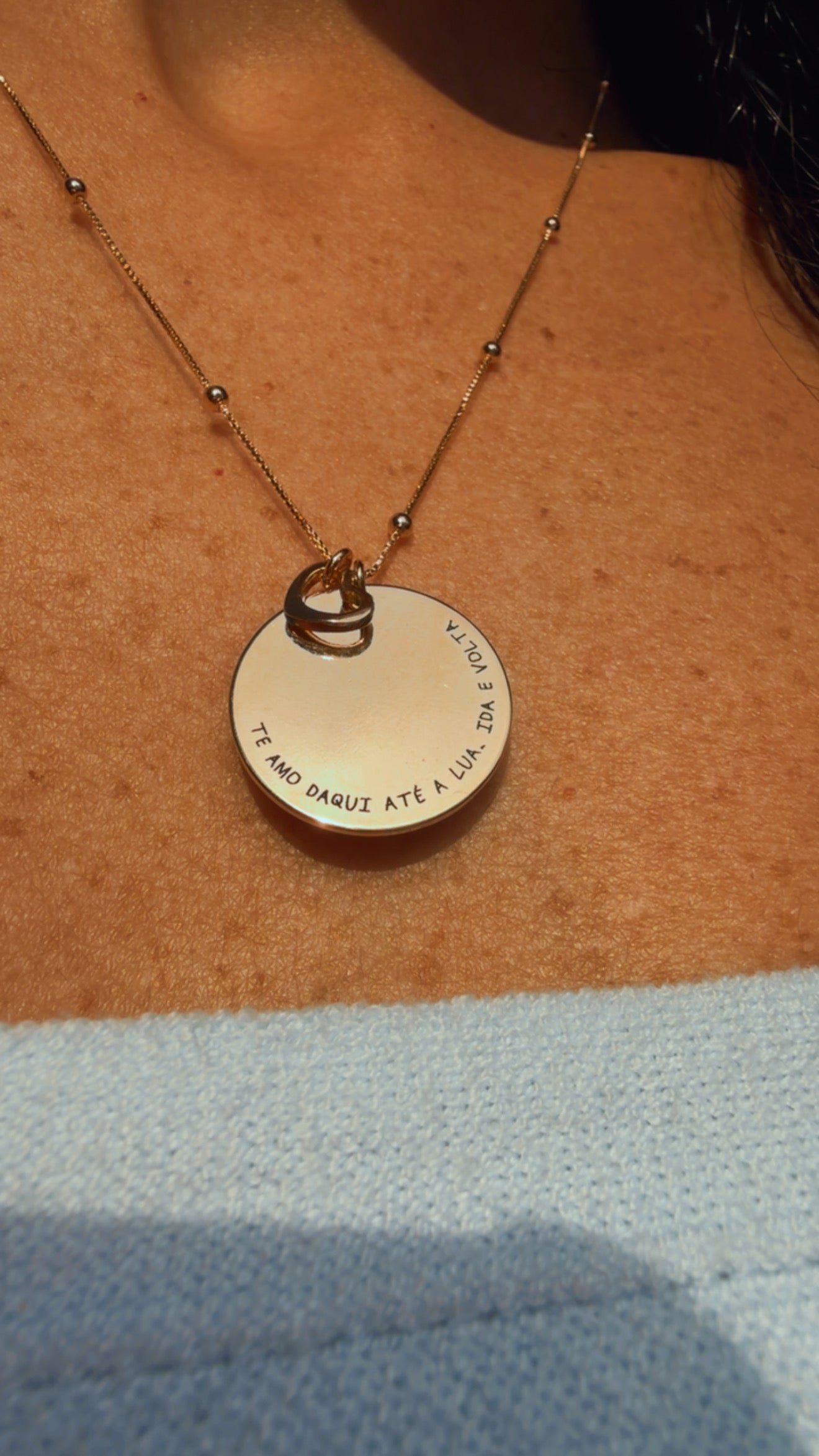 Colar te amo até a lua