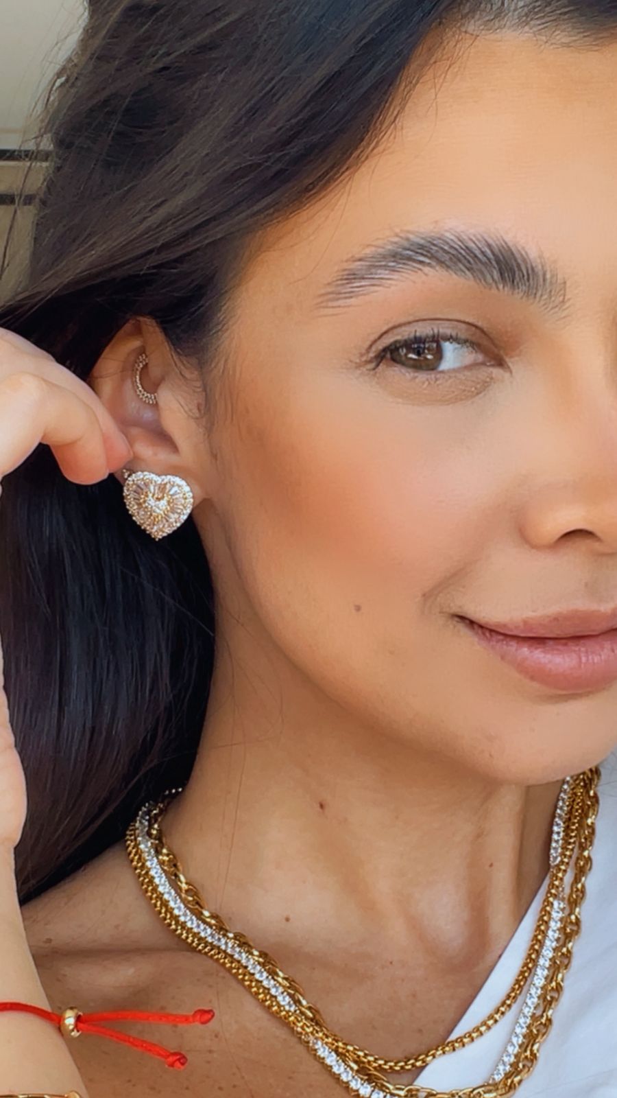 Brinco pizza coração