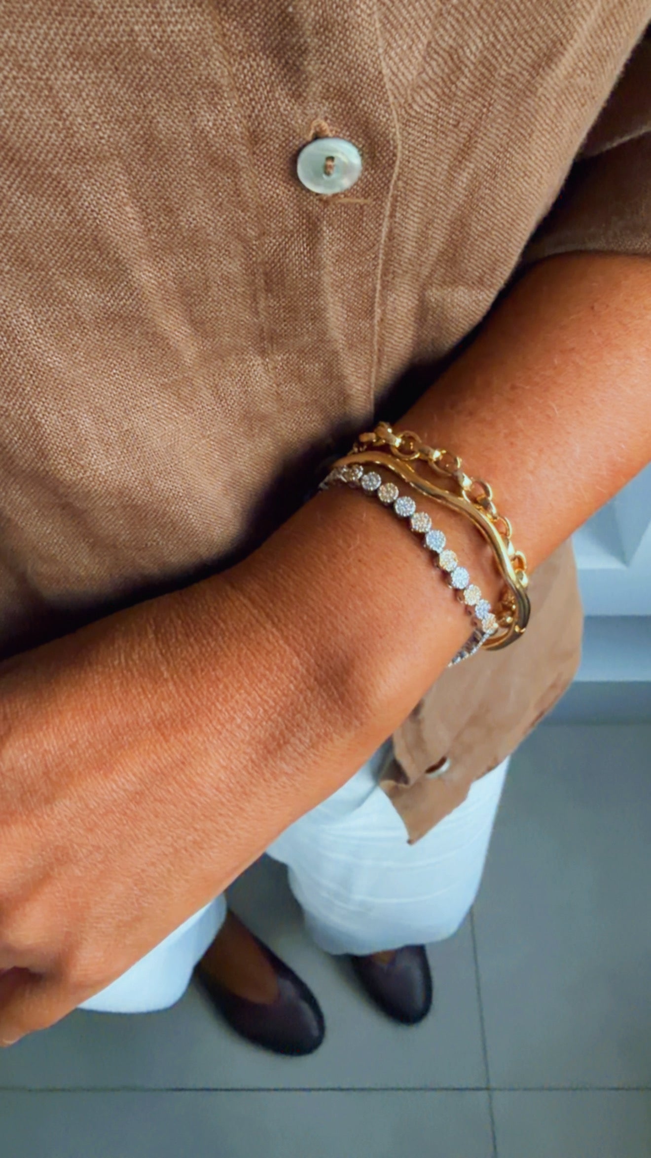 Pulseira riviera Gaia 2 banhos