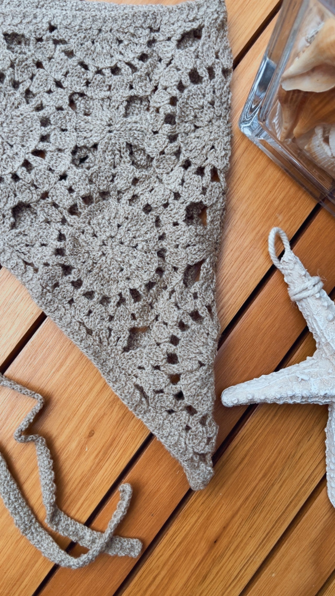 Bandana crochê