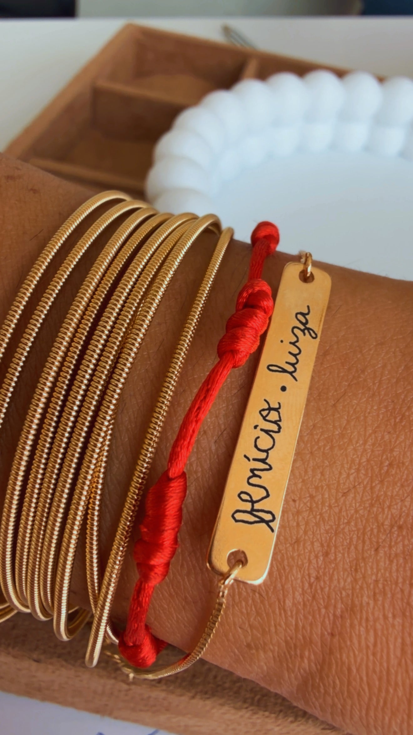 Pulseira melindrosa personalizada