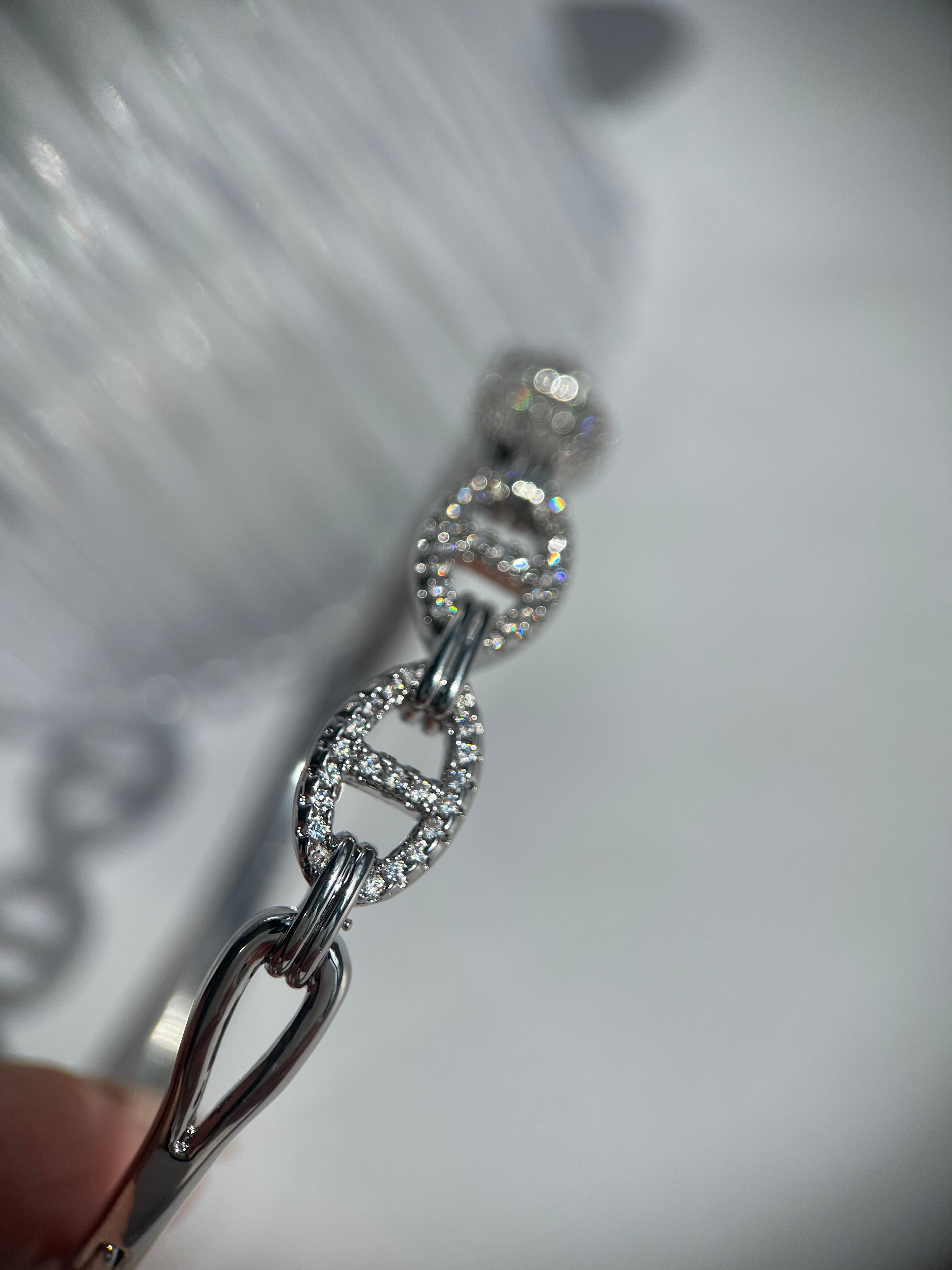 Pulseira bracelete Augusta ródio