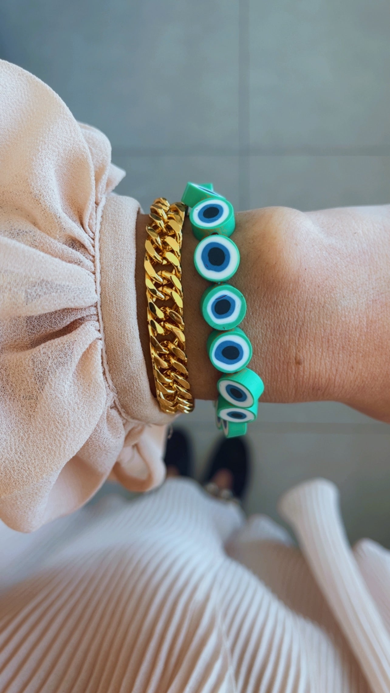 Mix olho verde + dourado