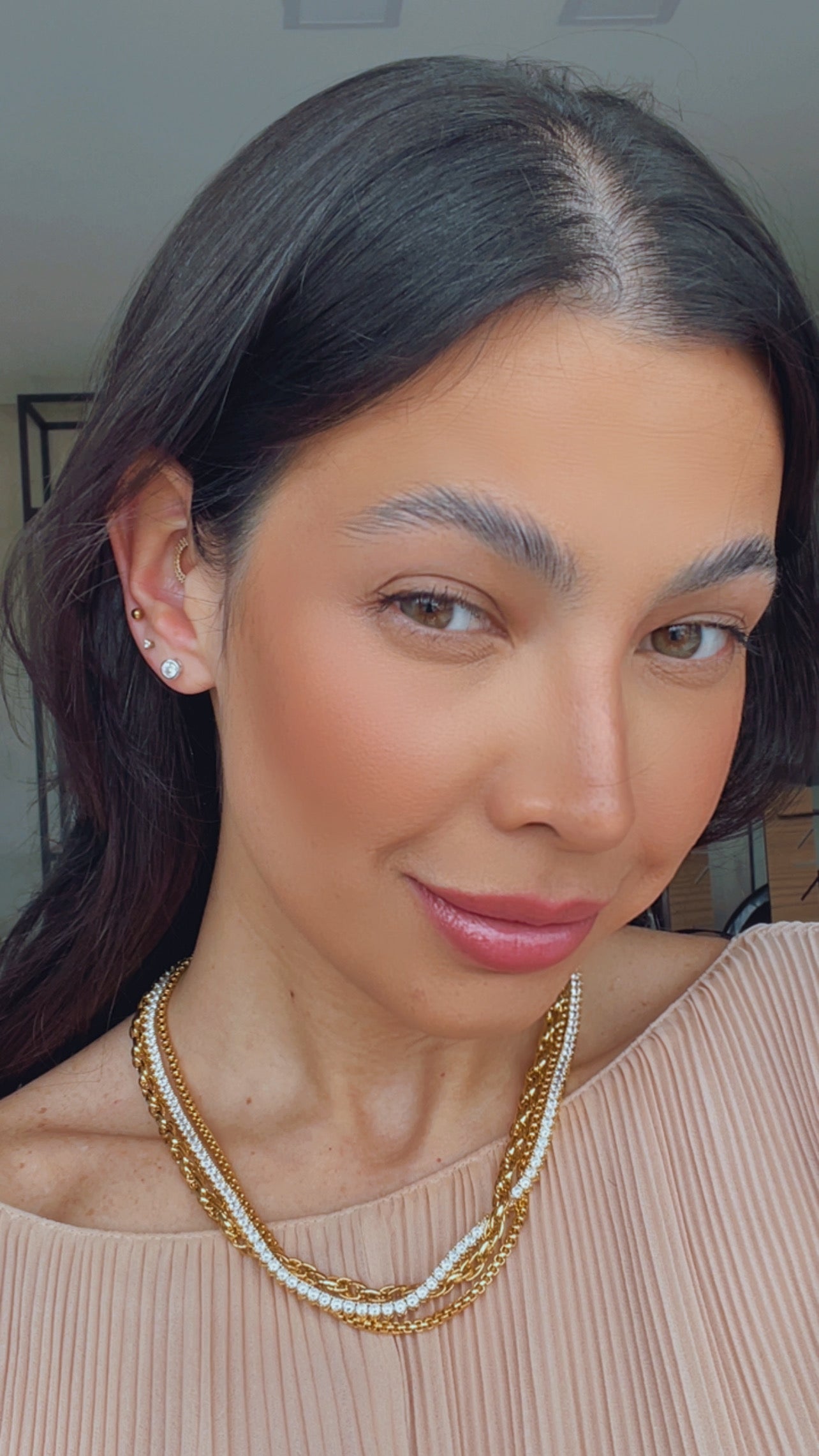 Brinco mini ponto de luz