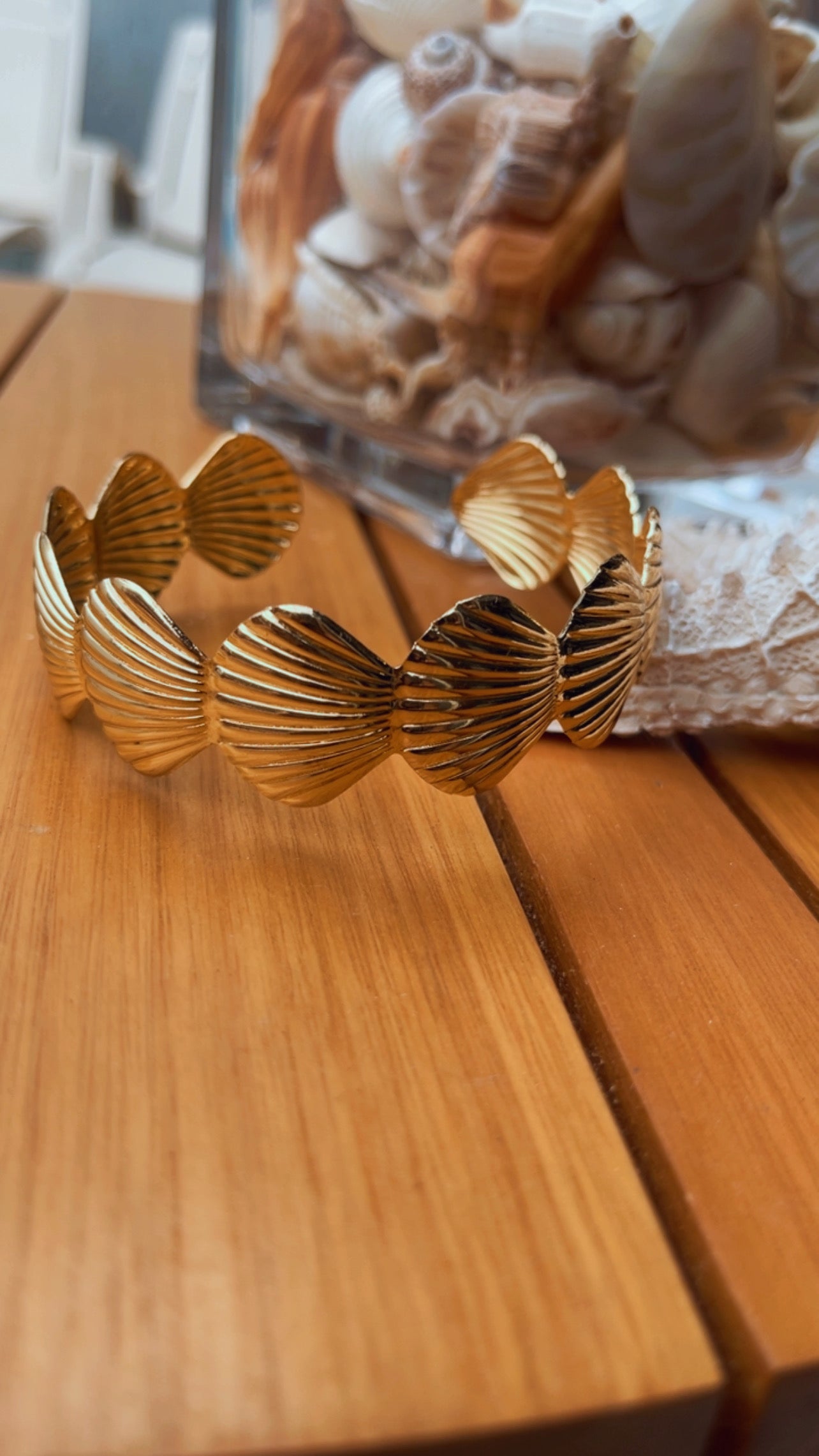 Pulseira bracelete shell