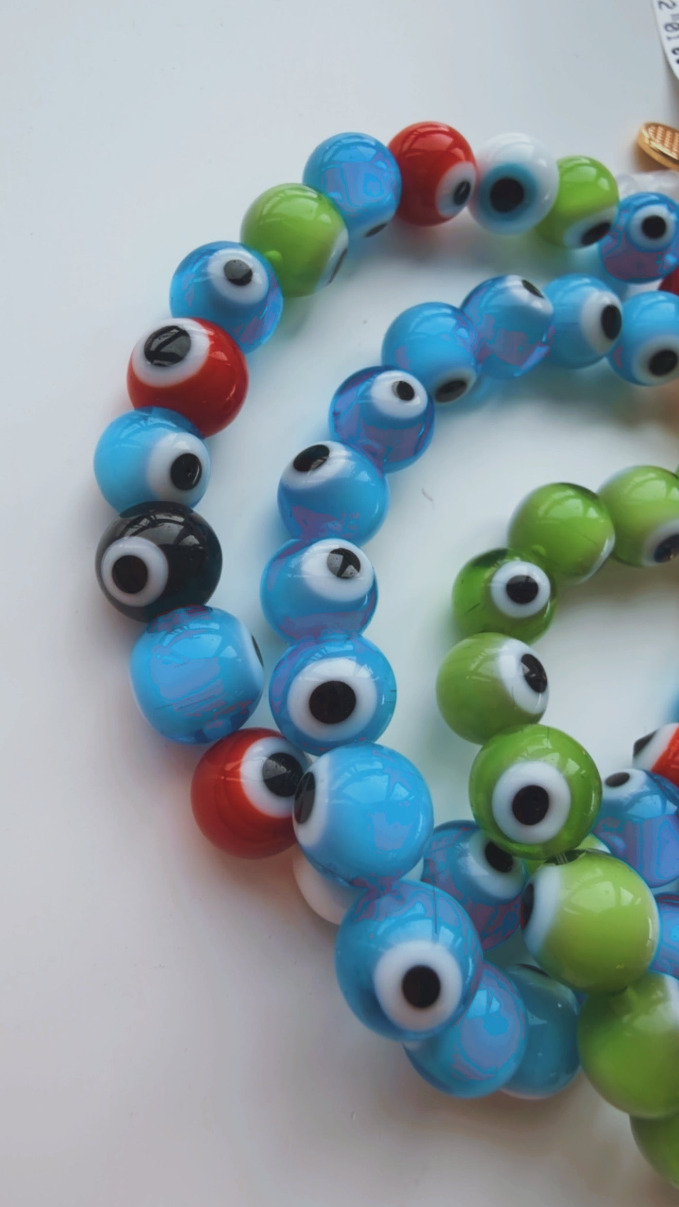 Pulseira olho color vidro
