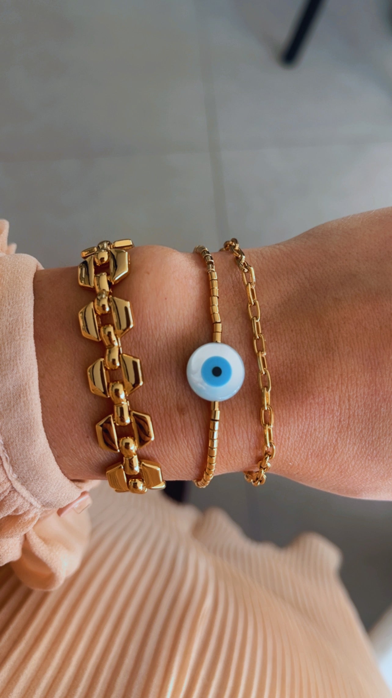 Pulseira amuleto MP olho