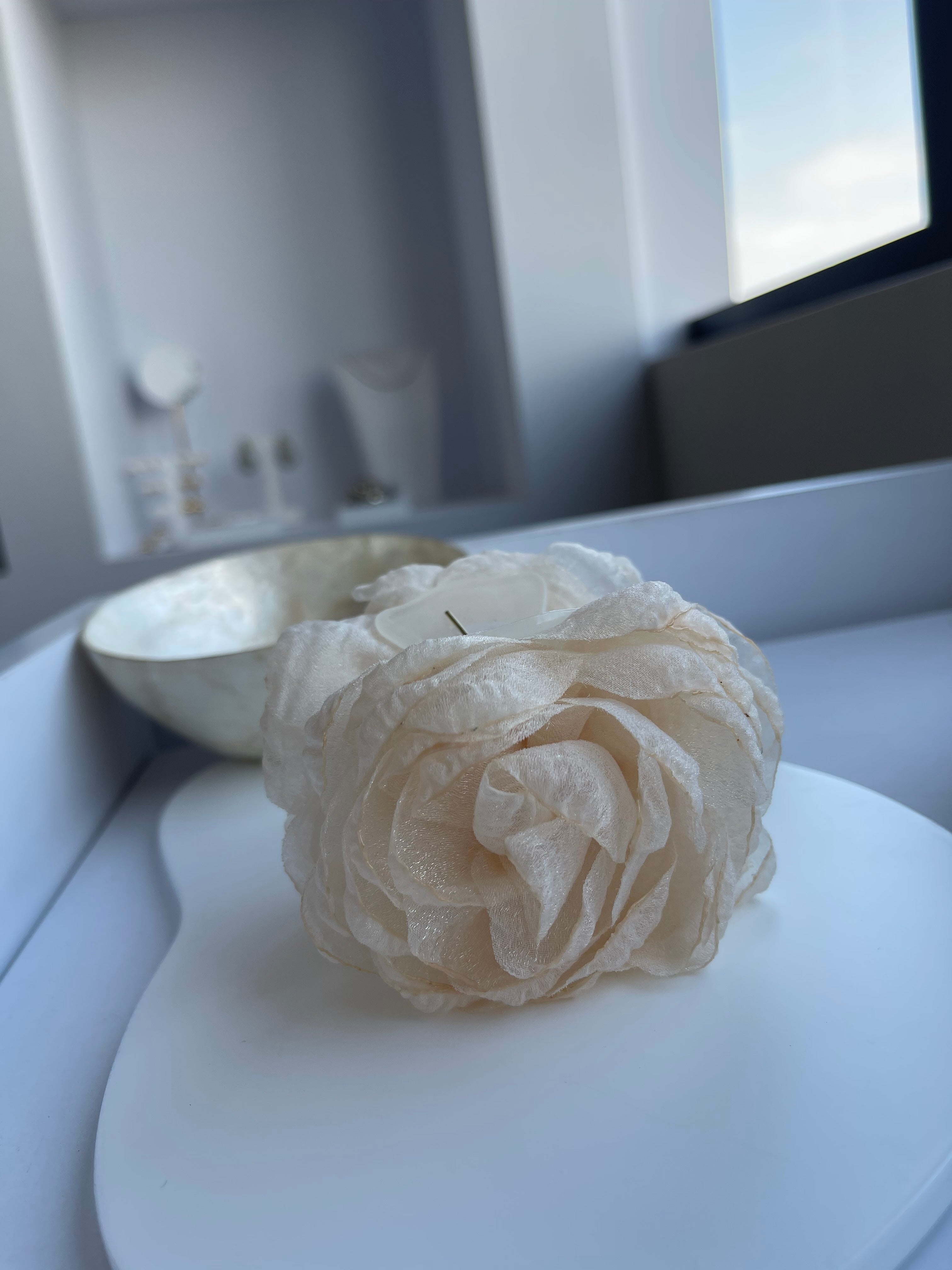 Piranha flor organza