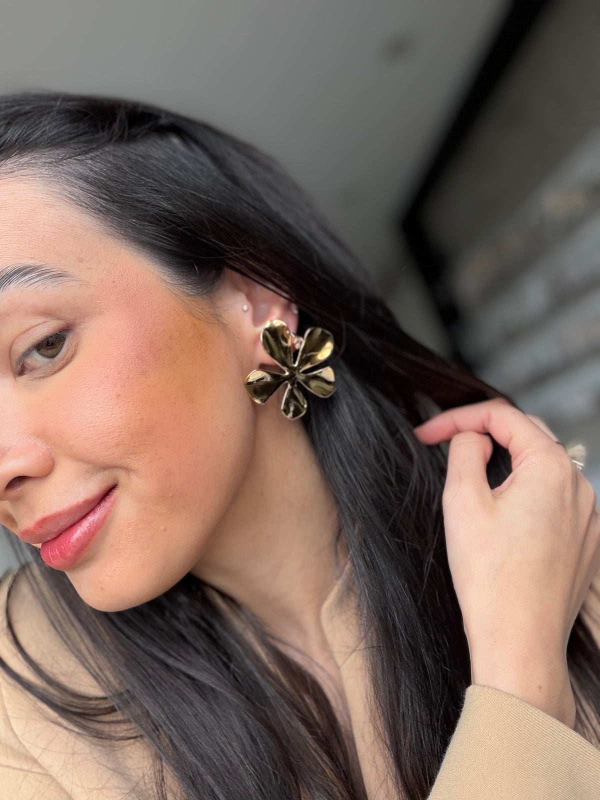 Brinco flor do Sol