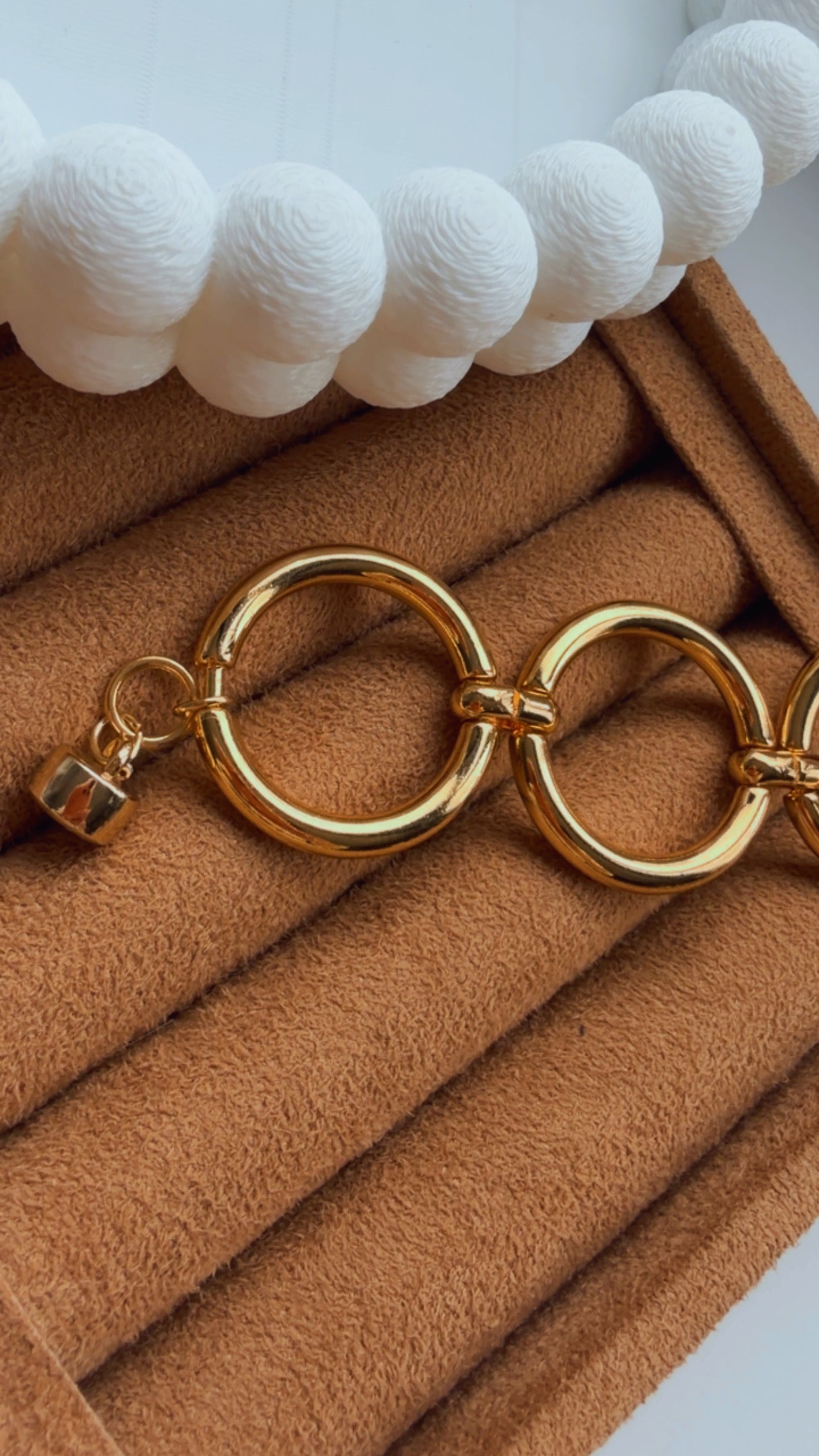 Pulseira bridão imã 4 elos grande