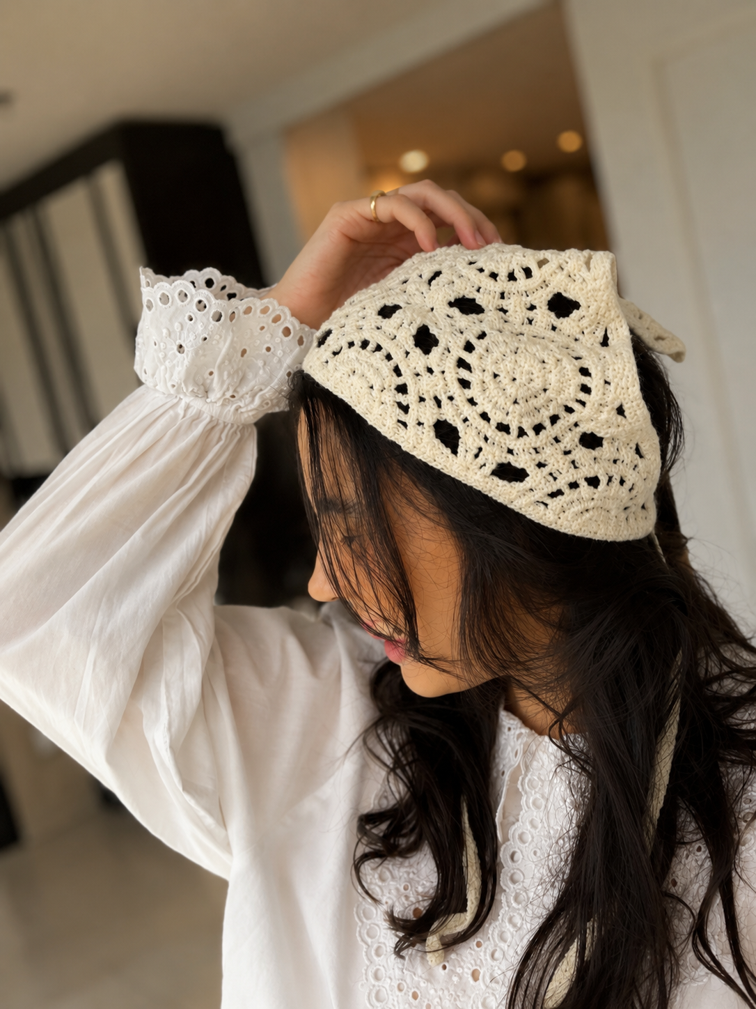 Bandana crochê