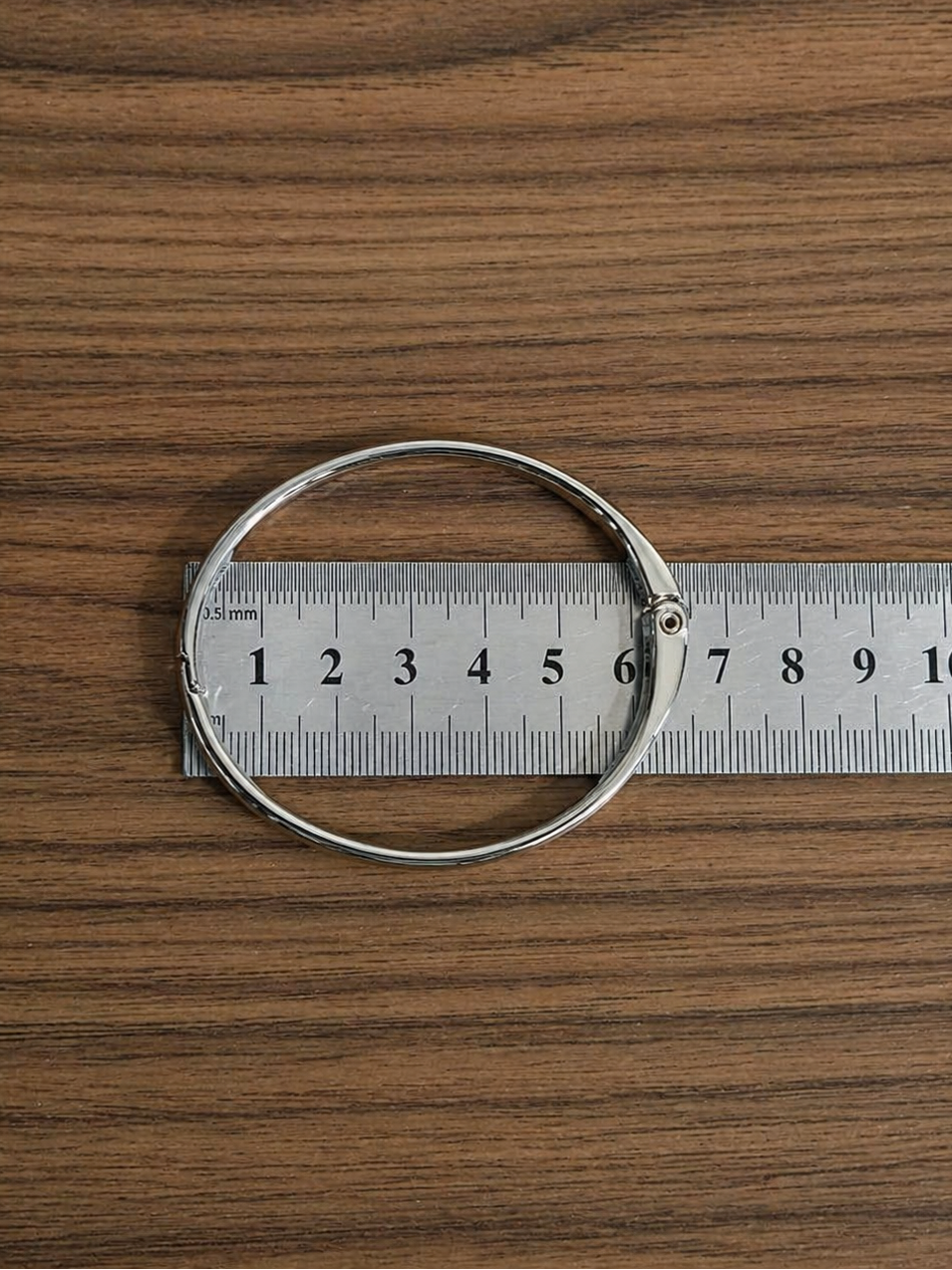 Pulseira bracelete flat níquel