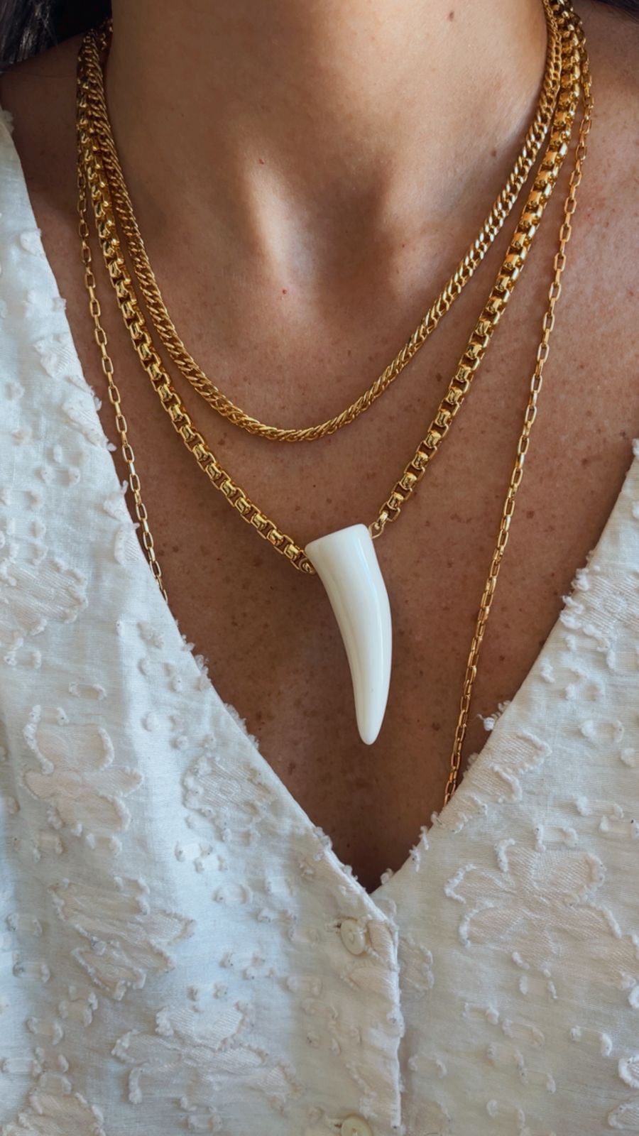 Colar dente do deserto