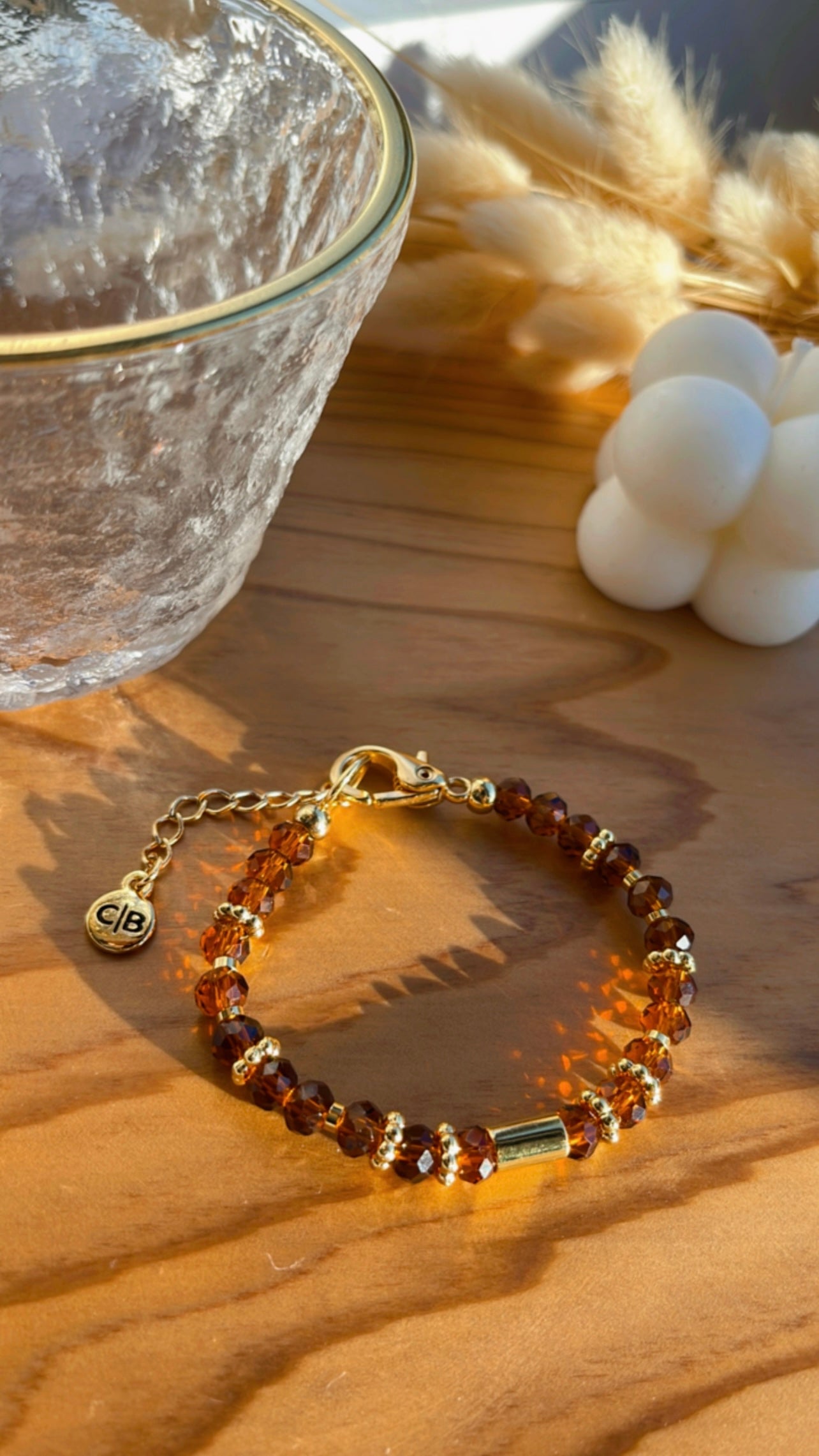 Pulseira lumina ambar