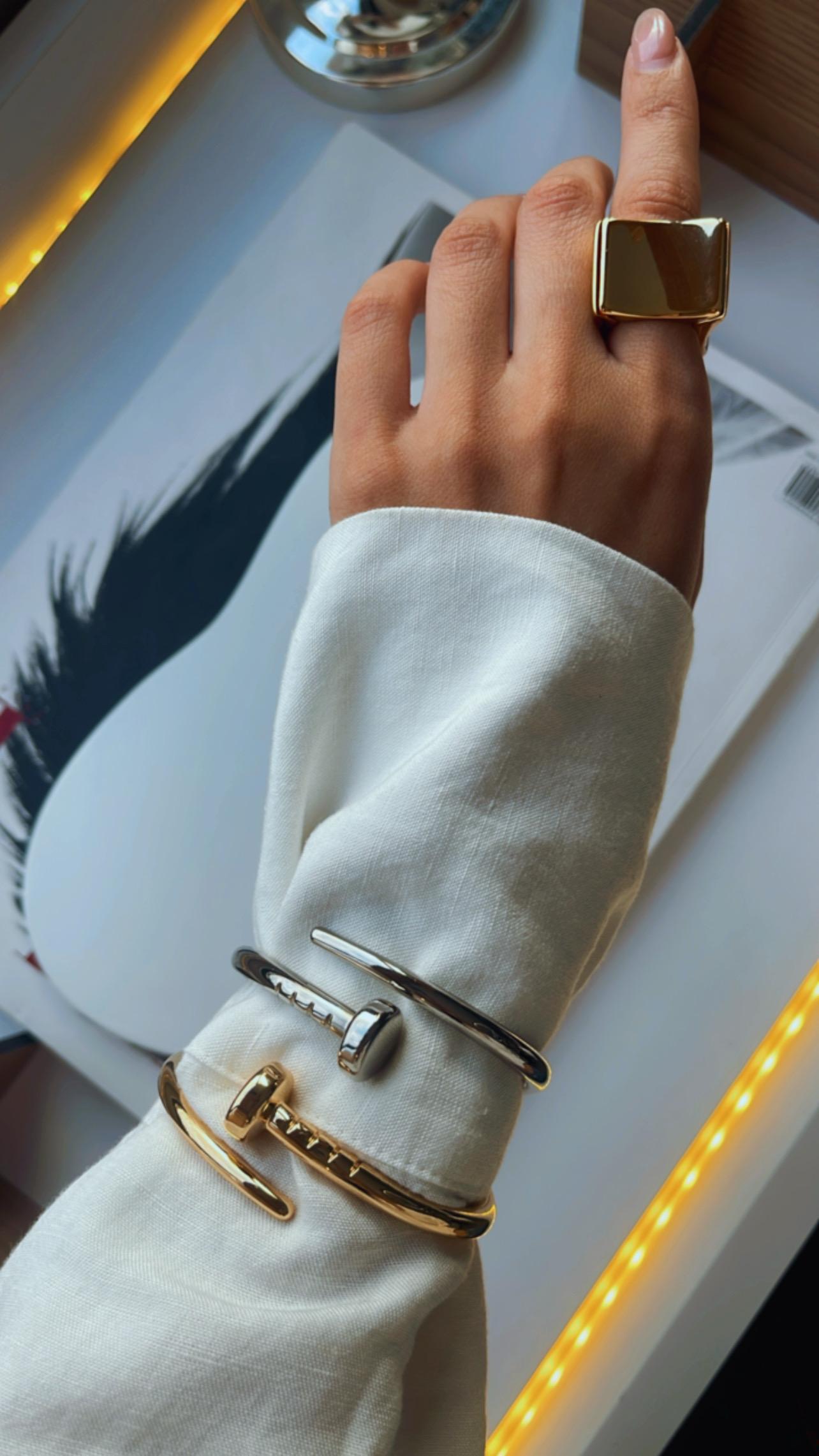 Pulseira bracelete prego maxi