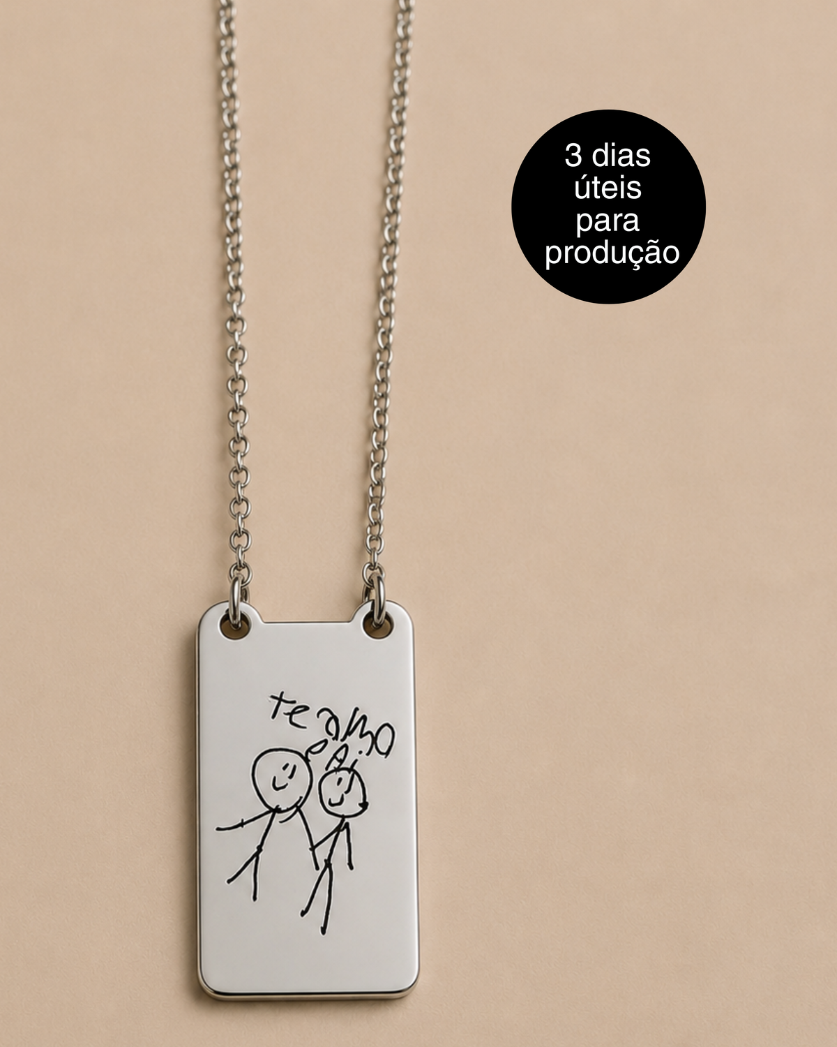 Colar masculino personalizável