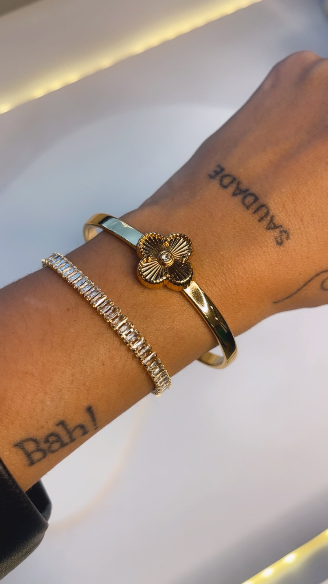 Pulseira bracelete Monique ranhuras