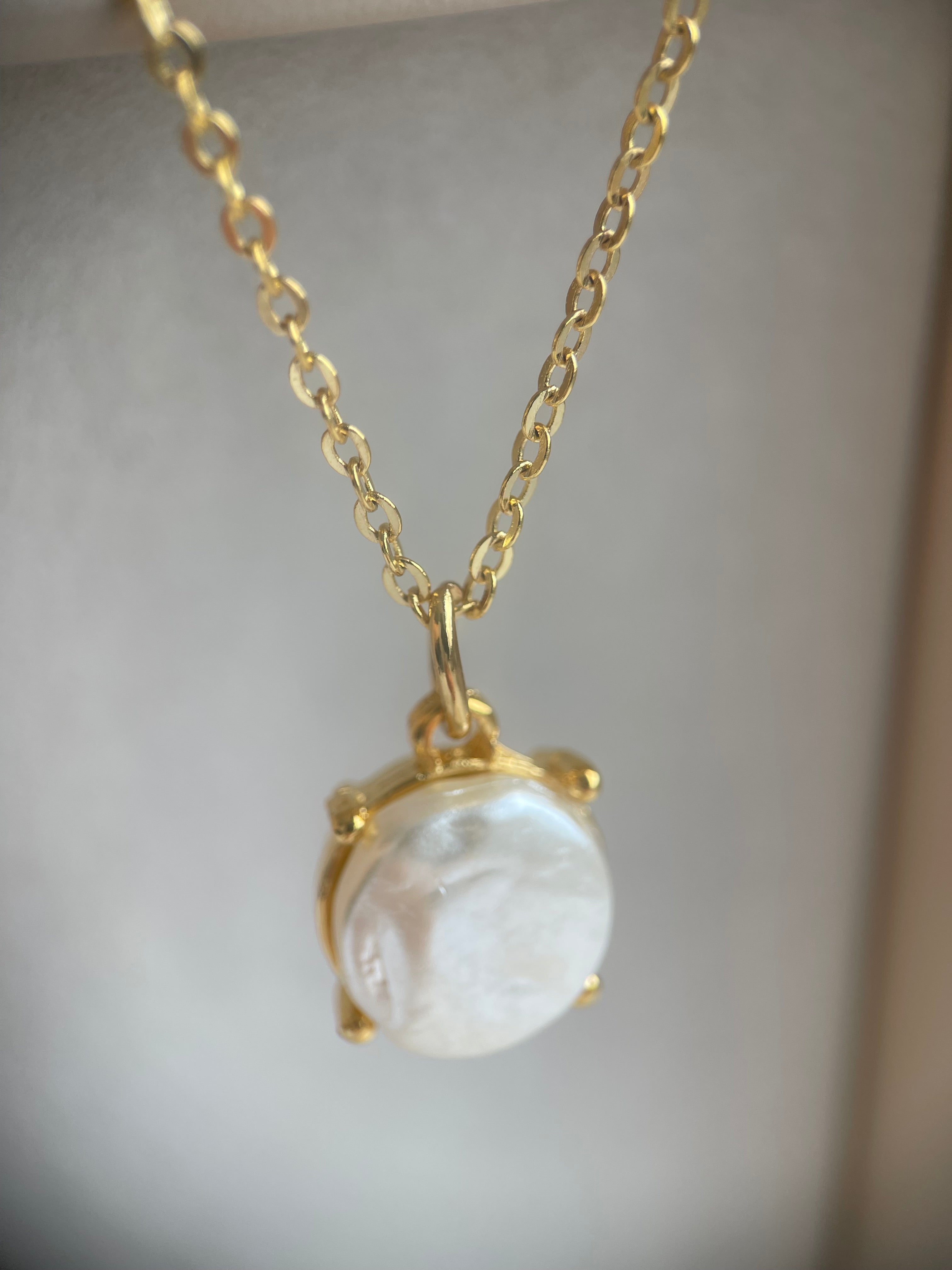 Colar basic base pérola