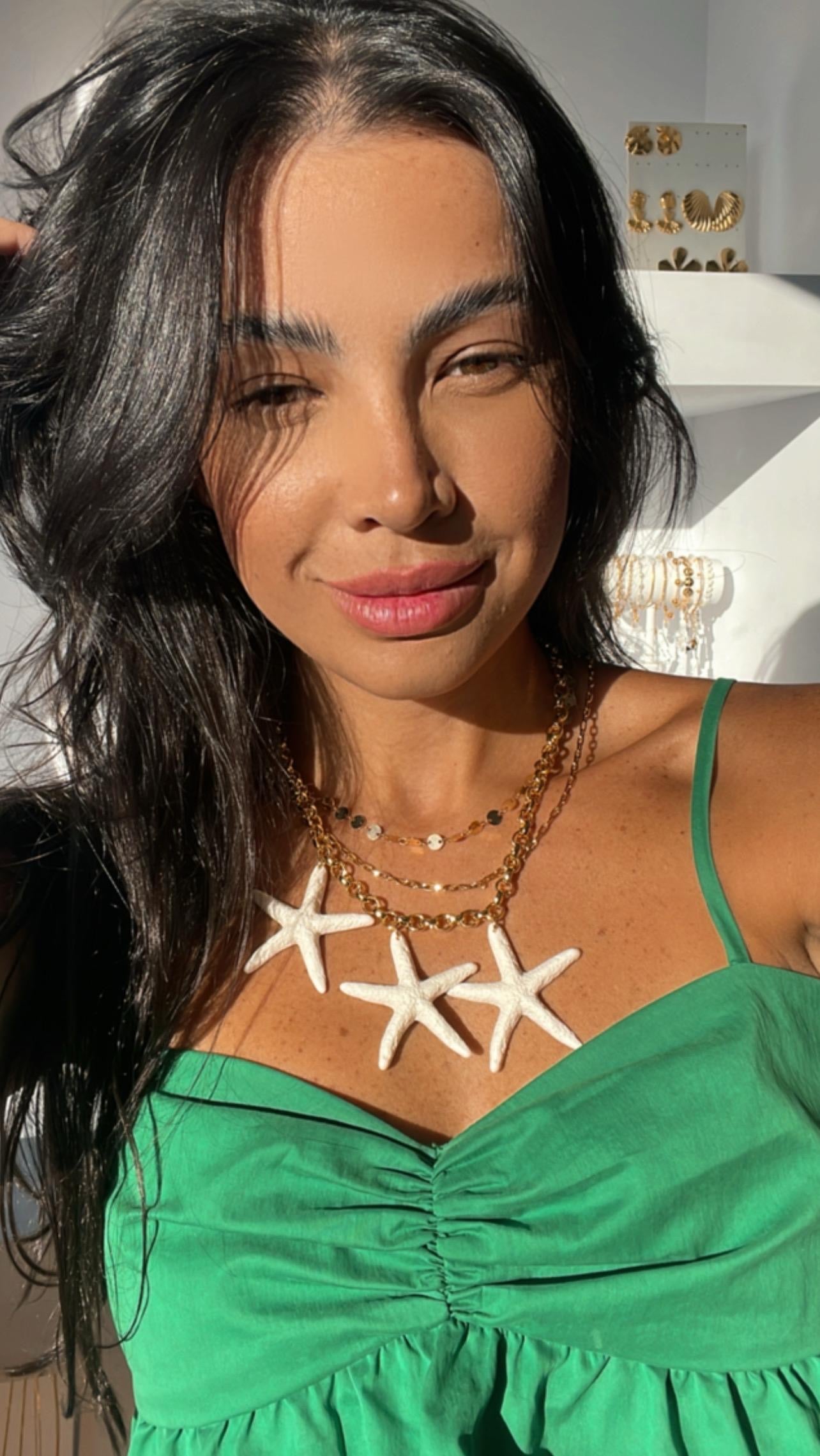 Colar estrela de areia