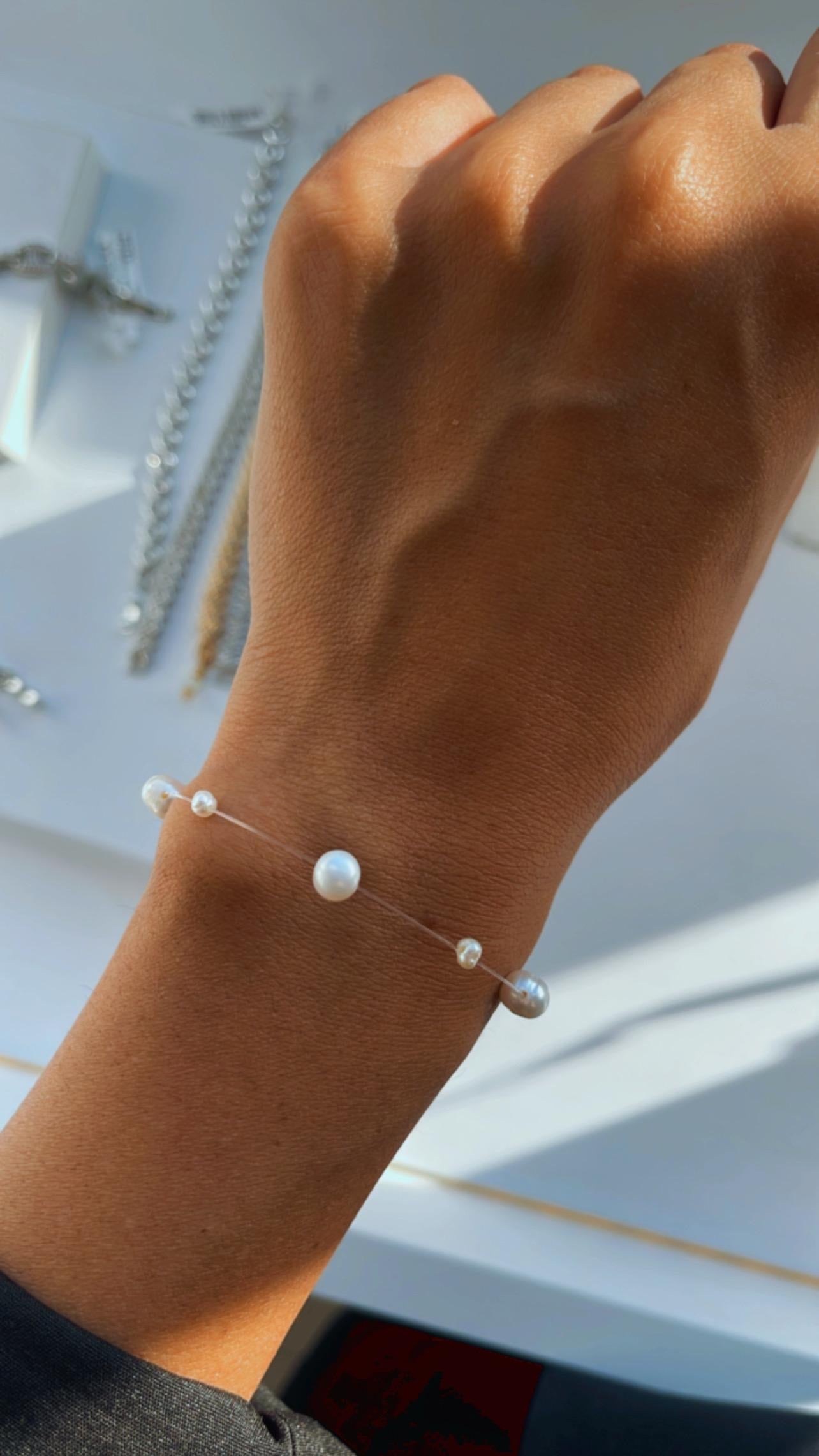 Pulseira espuma do mar