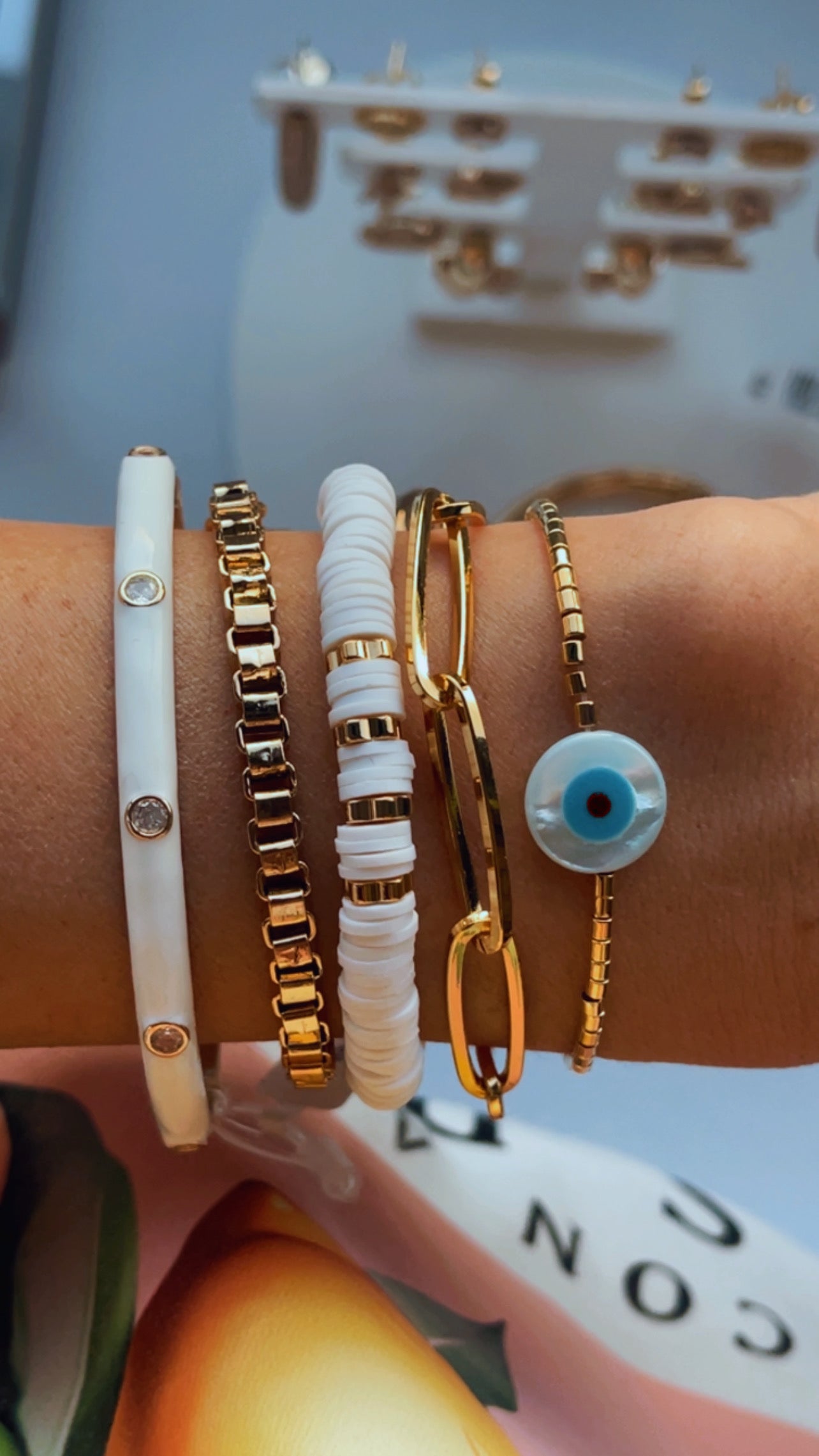 Pulseira amuleto MP olho