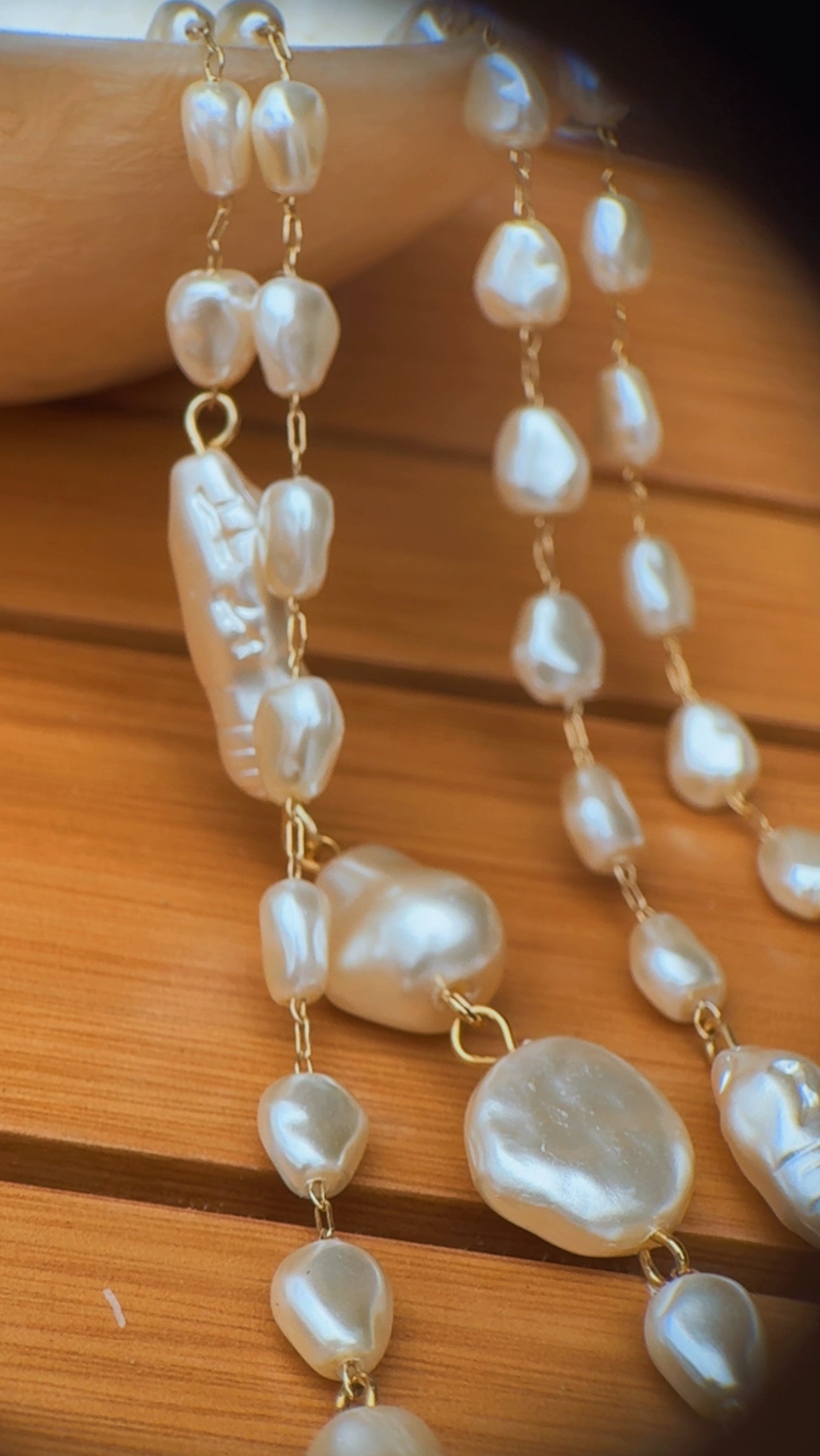 Colar mix de pérolas