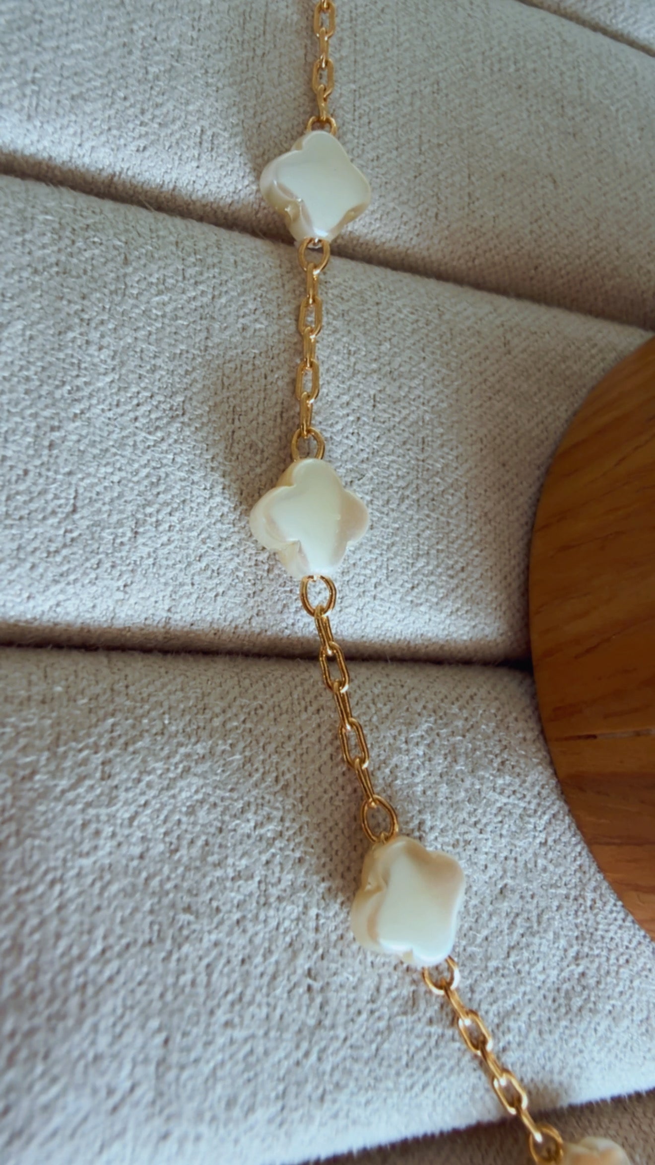 Pulseira mini unique pérola