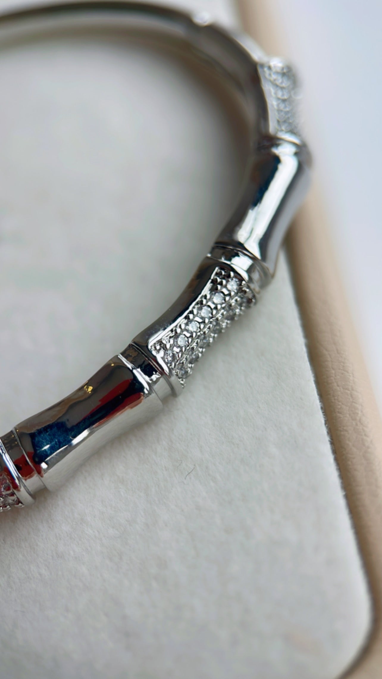 Pulseira bracelete Lya ródio