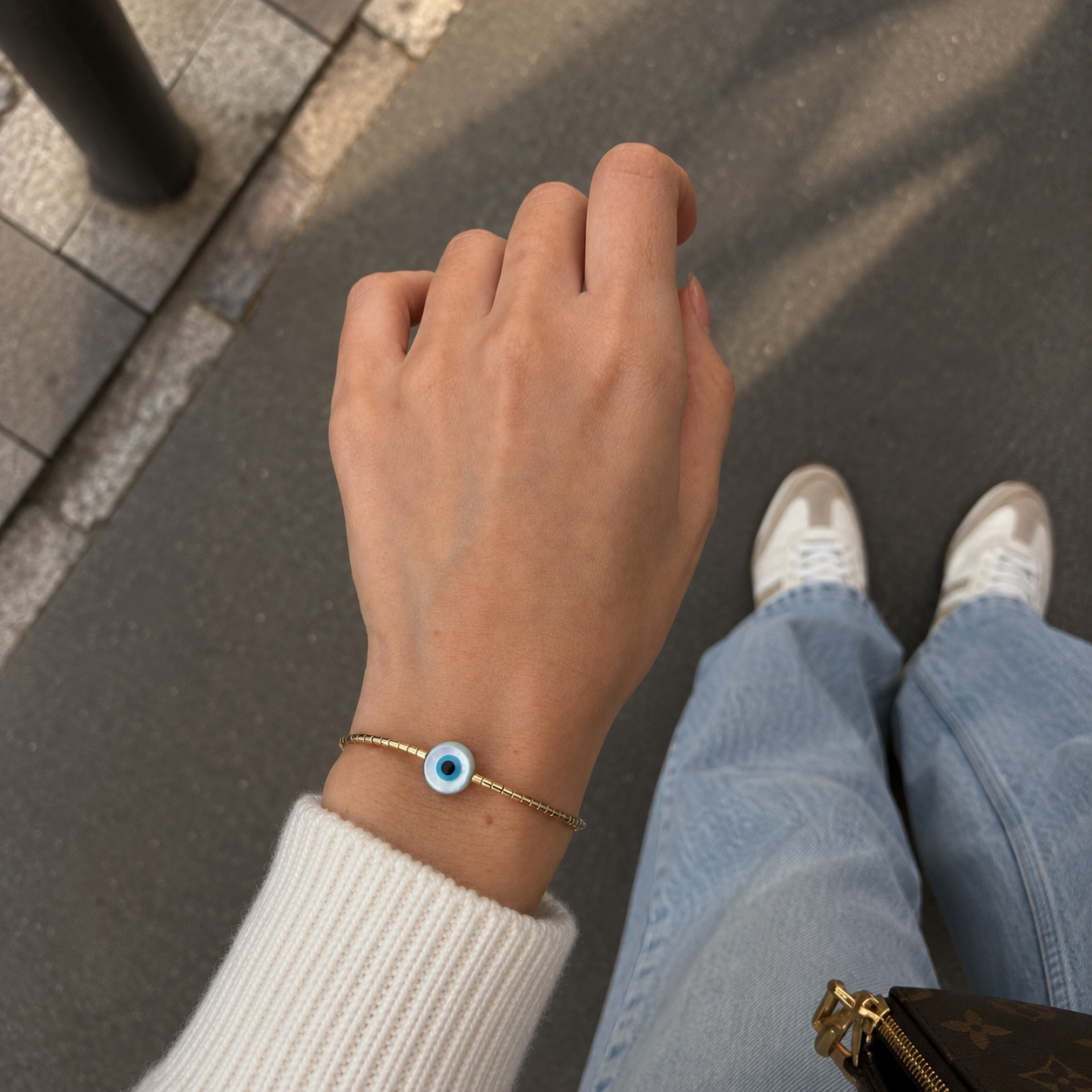 Pulseira amuleto MP olho
