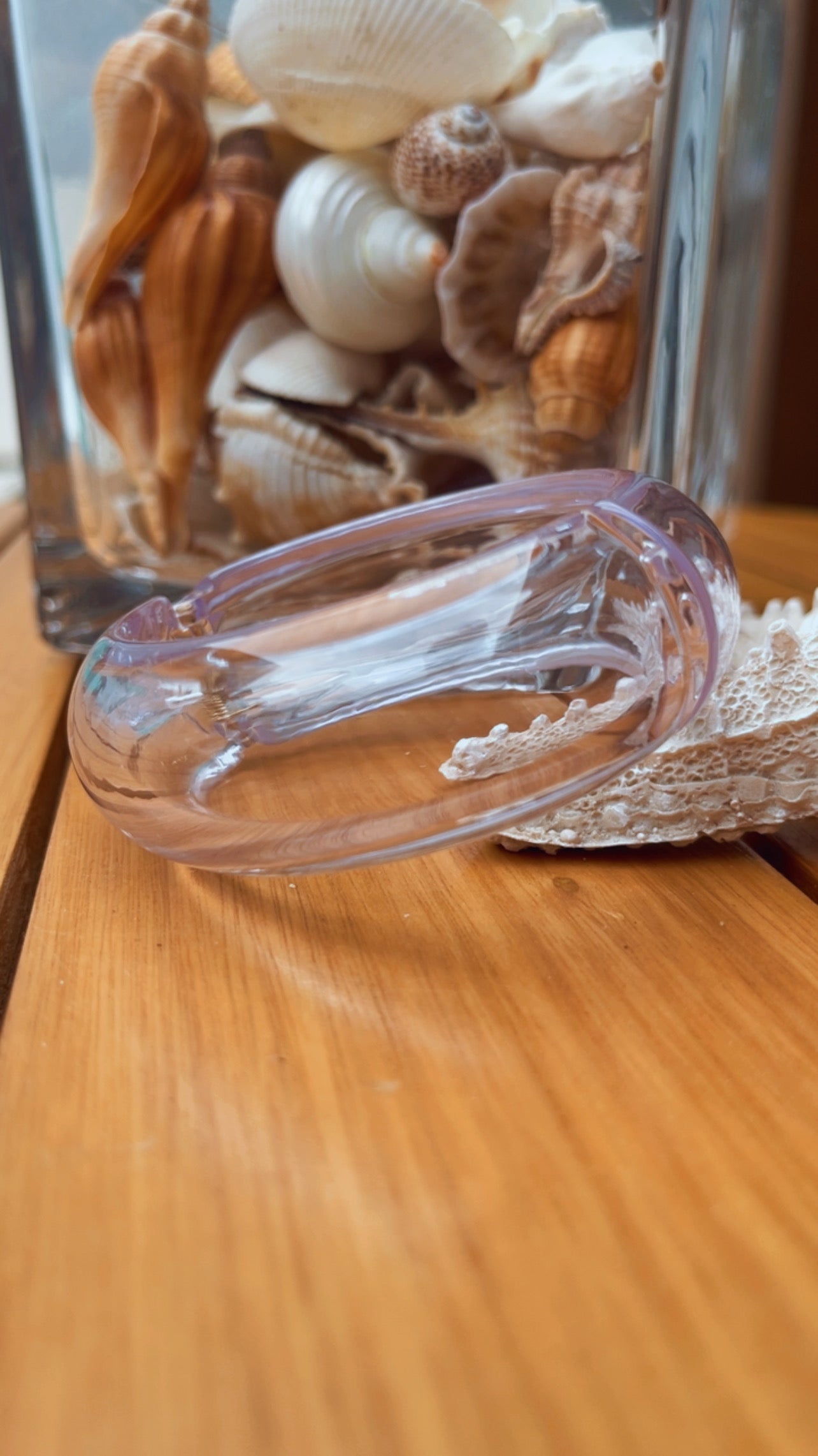 Pulseira bracelete Caetana transparente