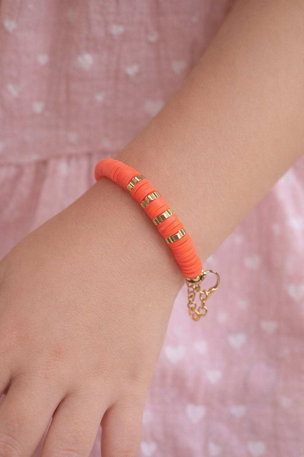 Pulseira infantil fimo colors