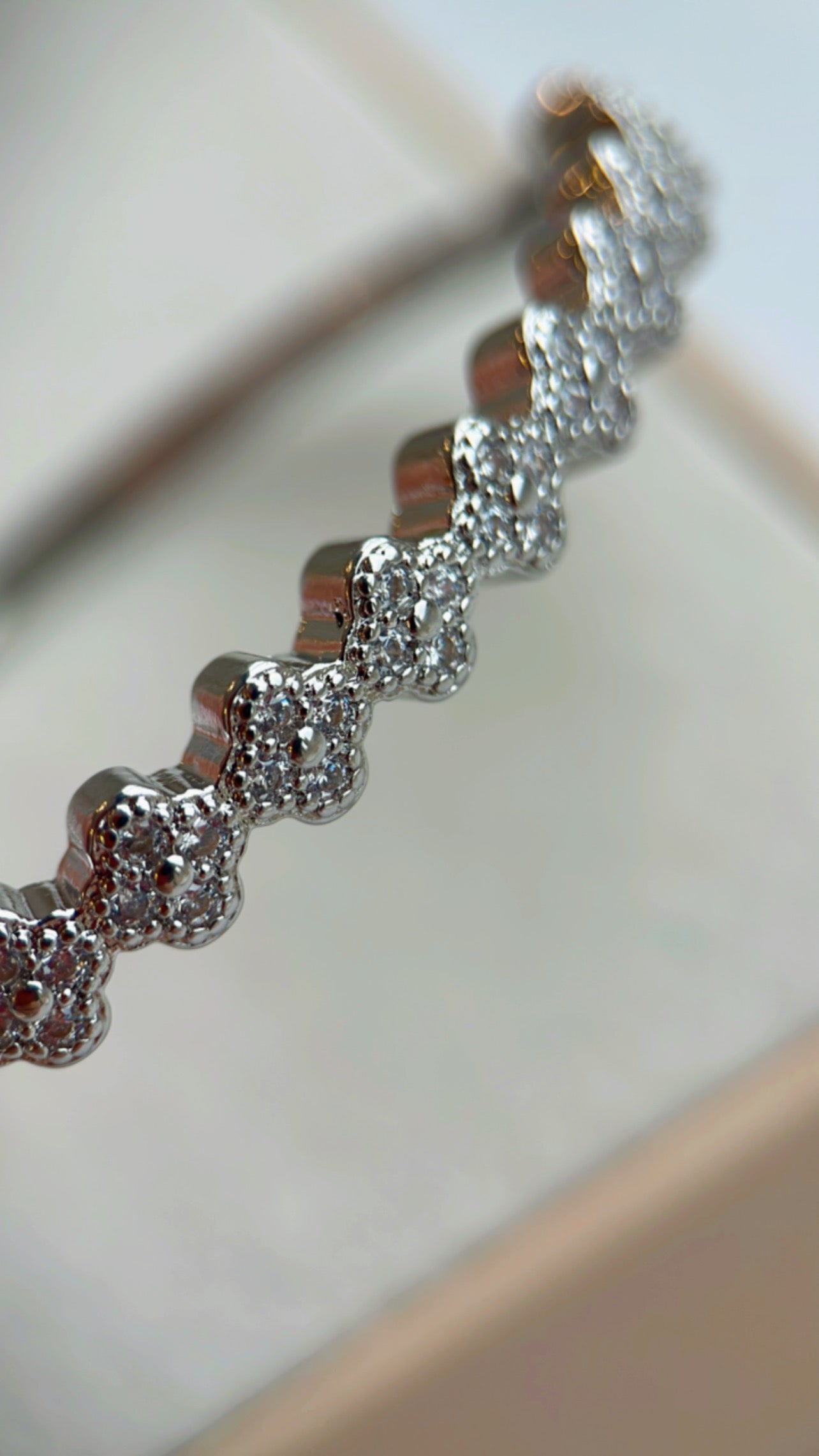 Pulseira bracelete unique petit ródio