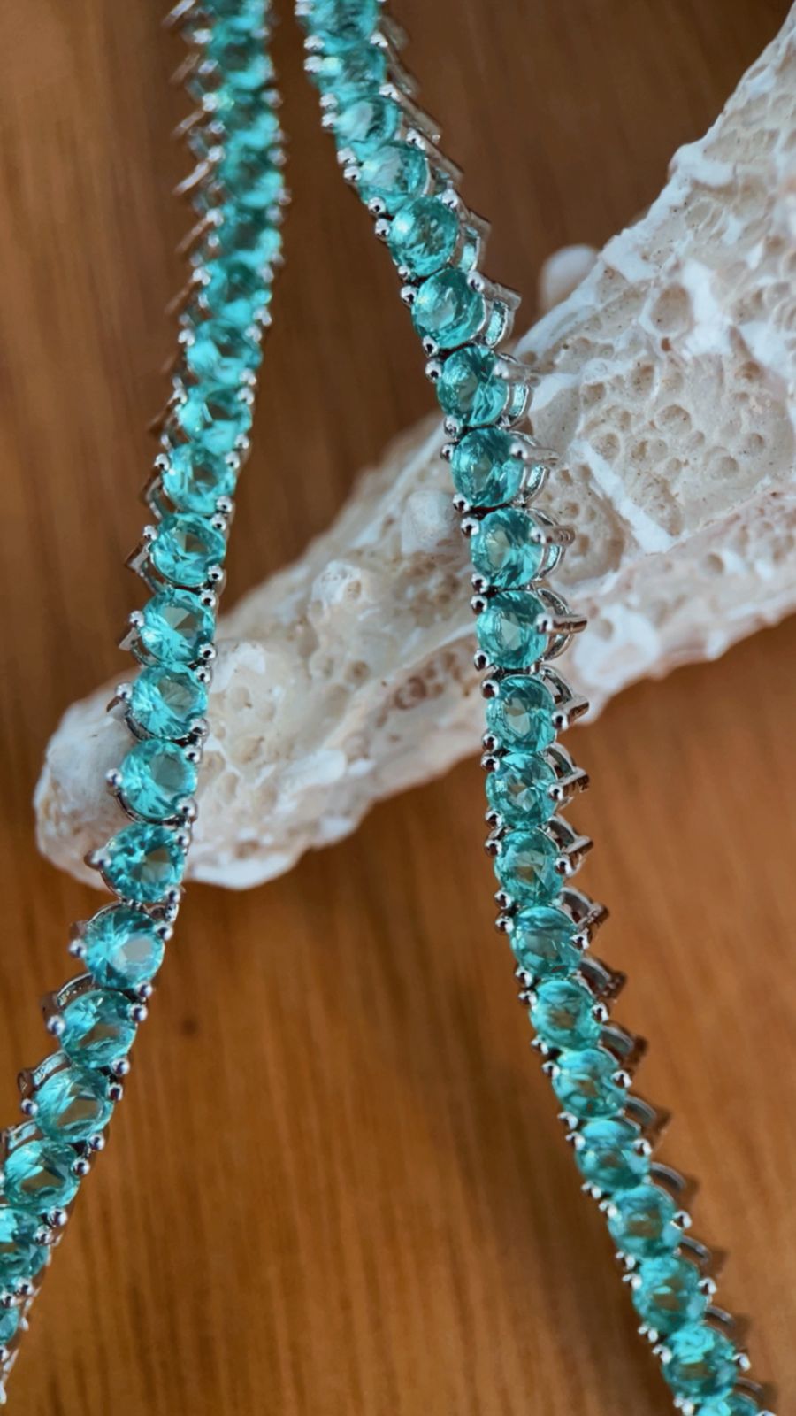 Colar riviera 3P tiffany níquel