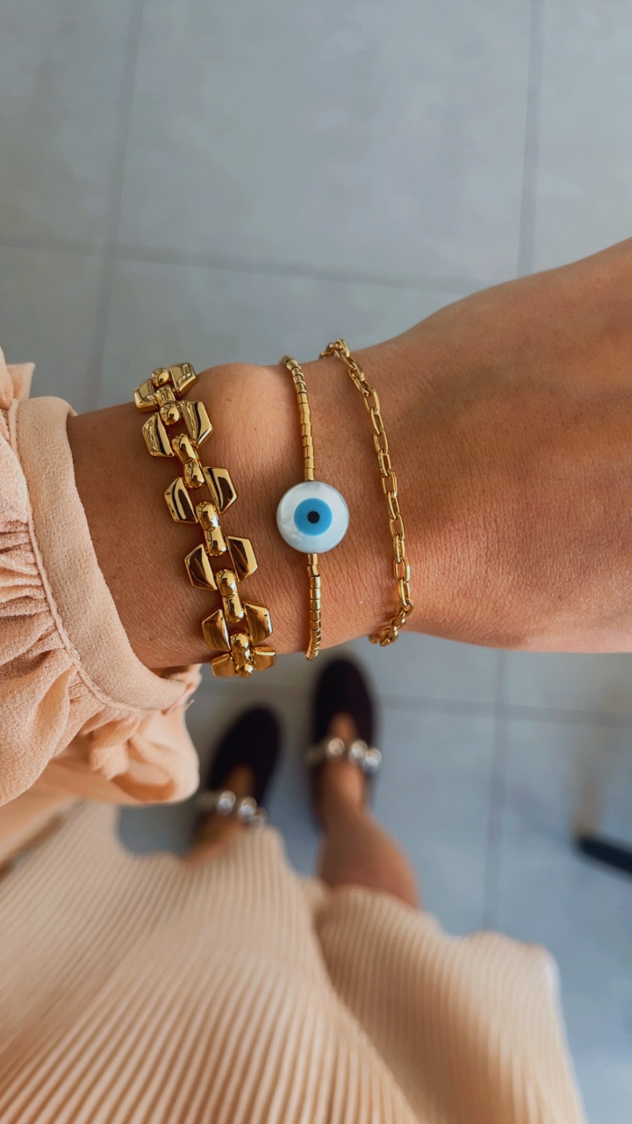 Pulseira amuleto MP olho