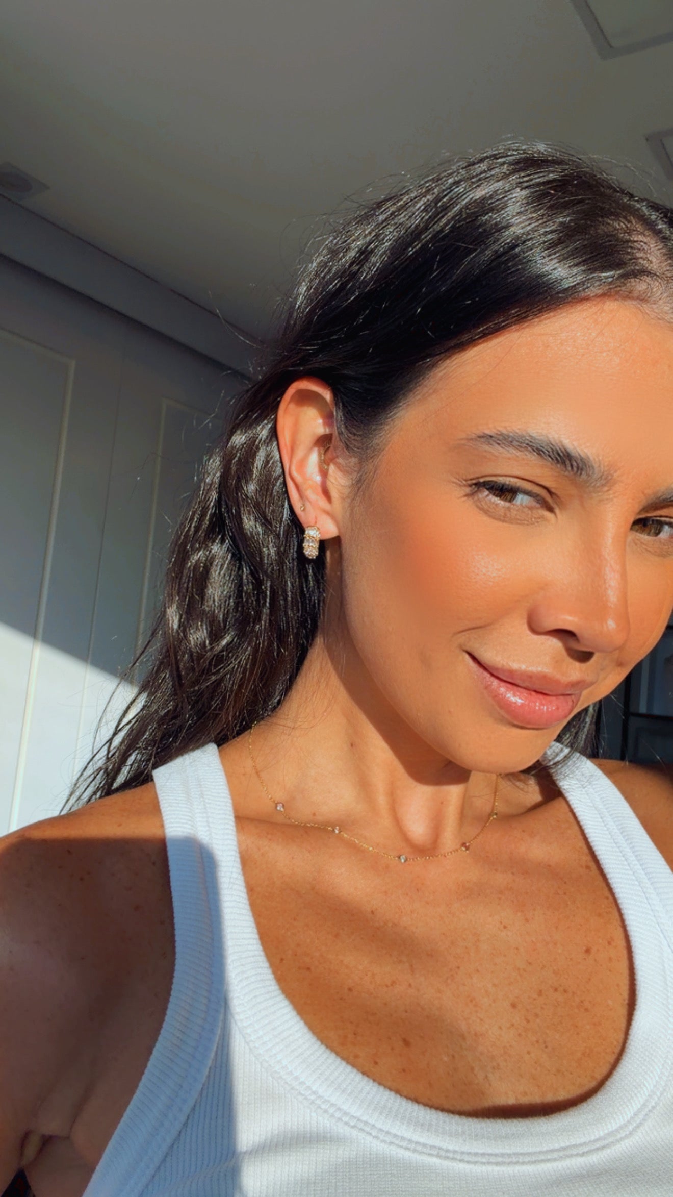 Brinco argola click canutilho