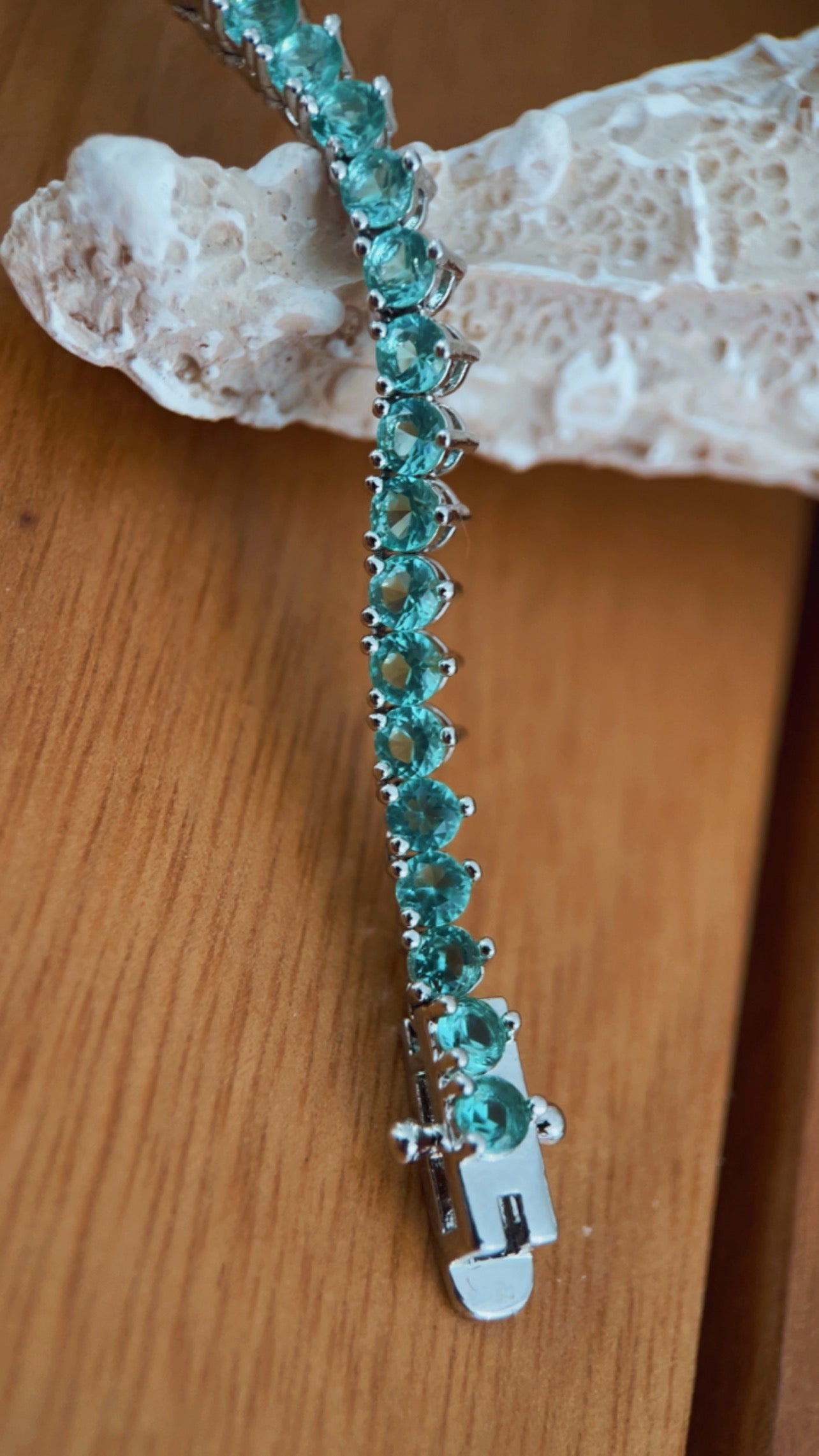 Pulseira riviera 3 pontas tiffany