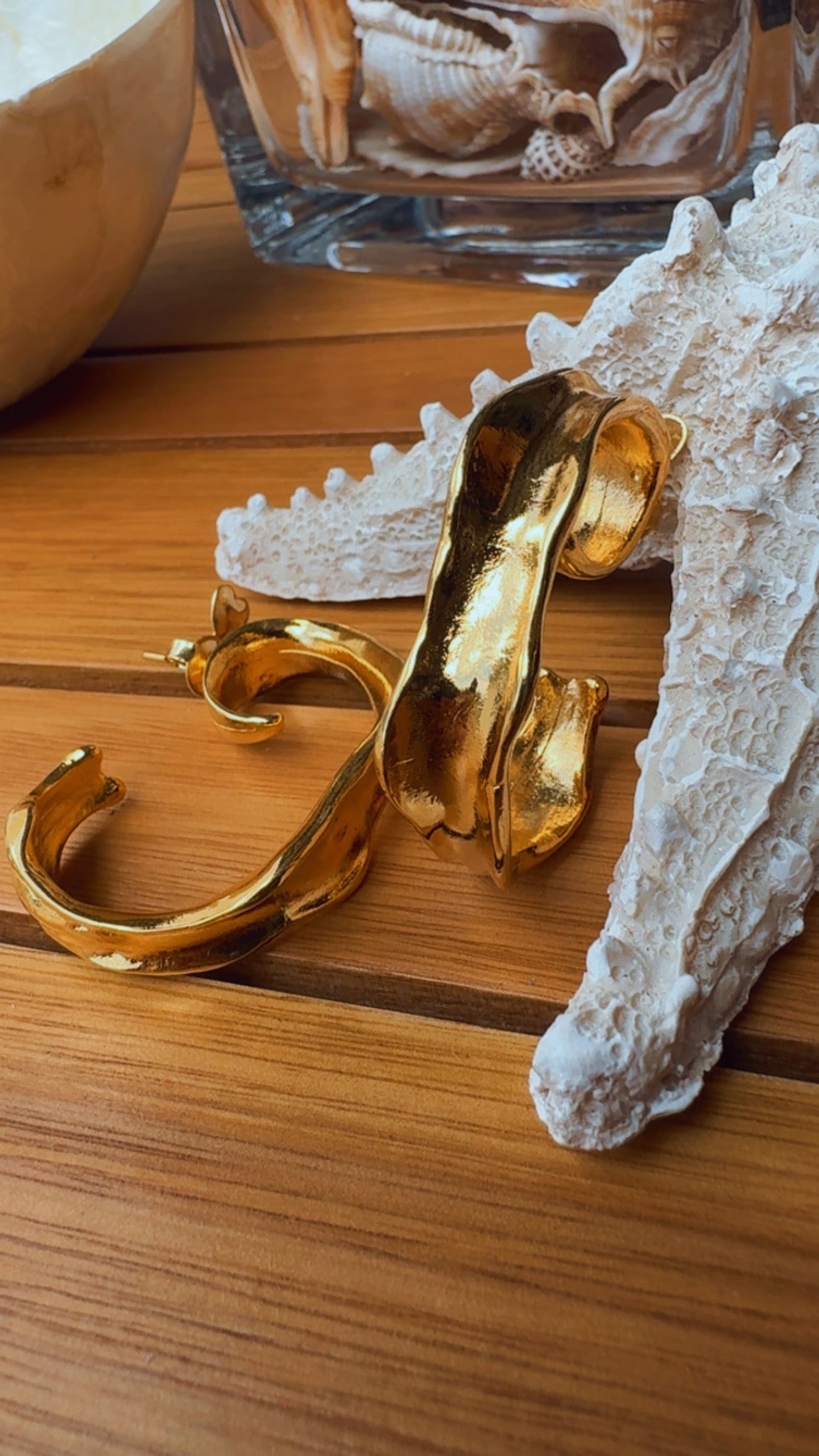 Brinco argola orgânica