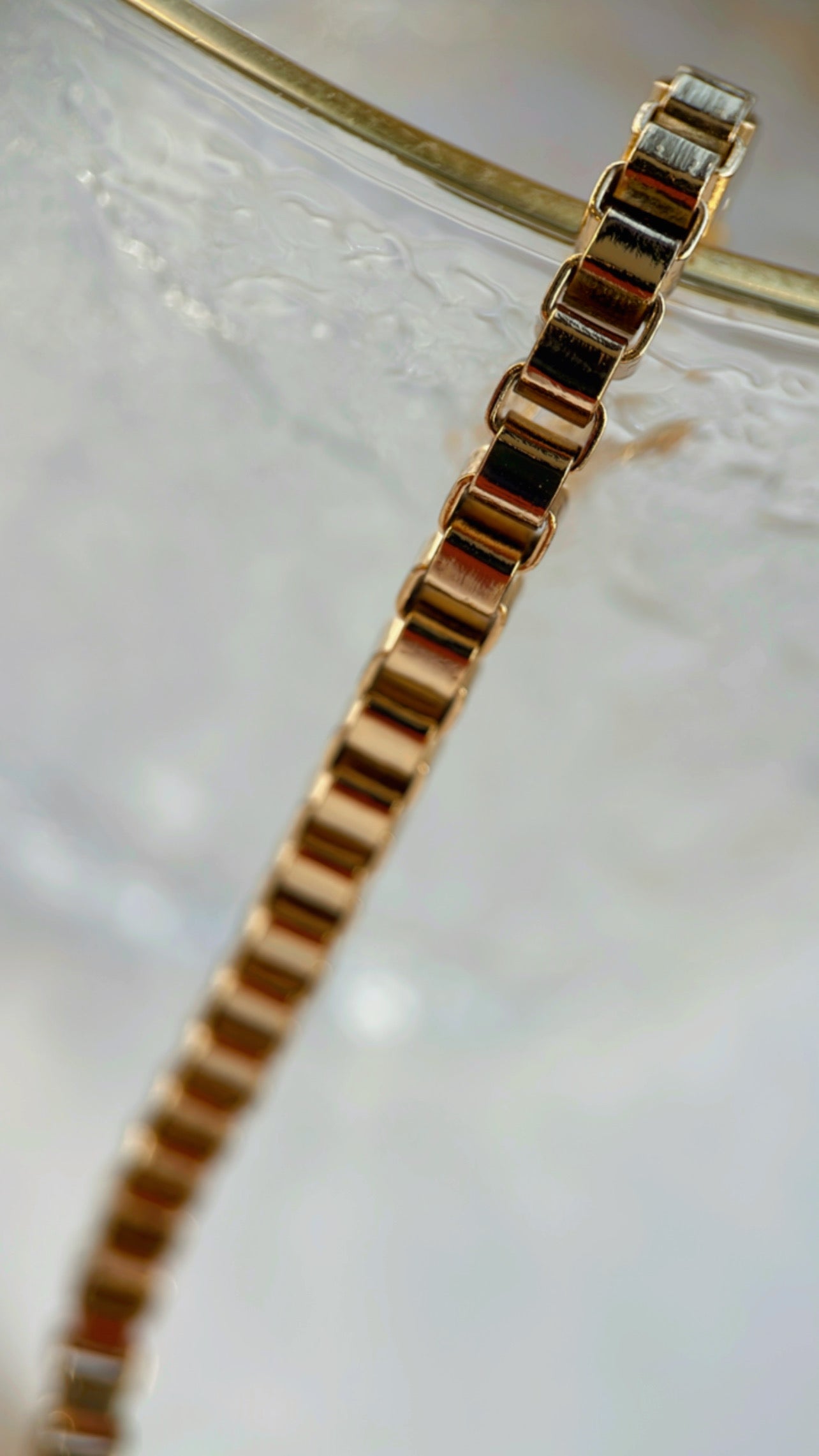 Pulseira elo quadrado