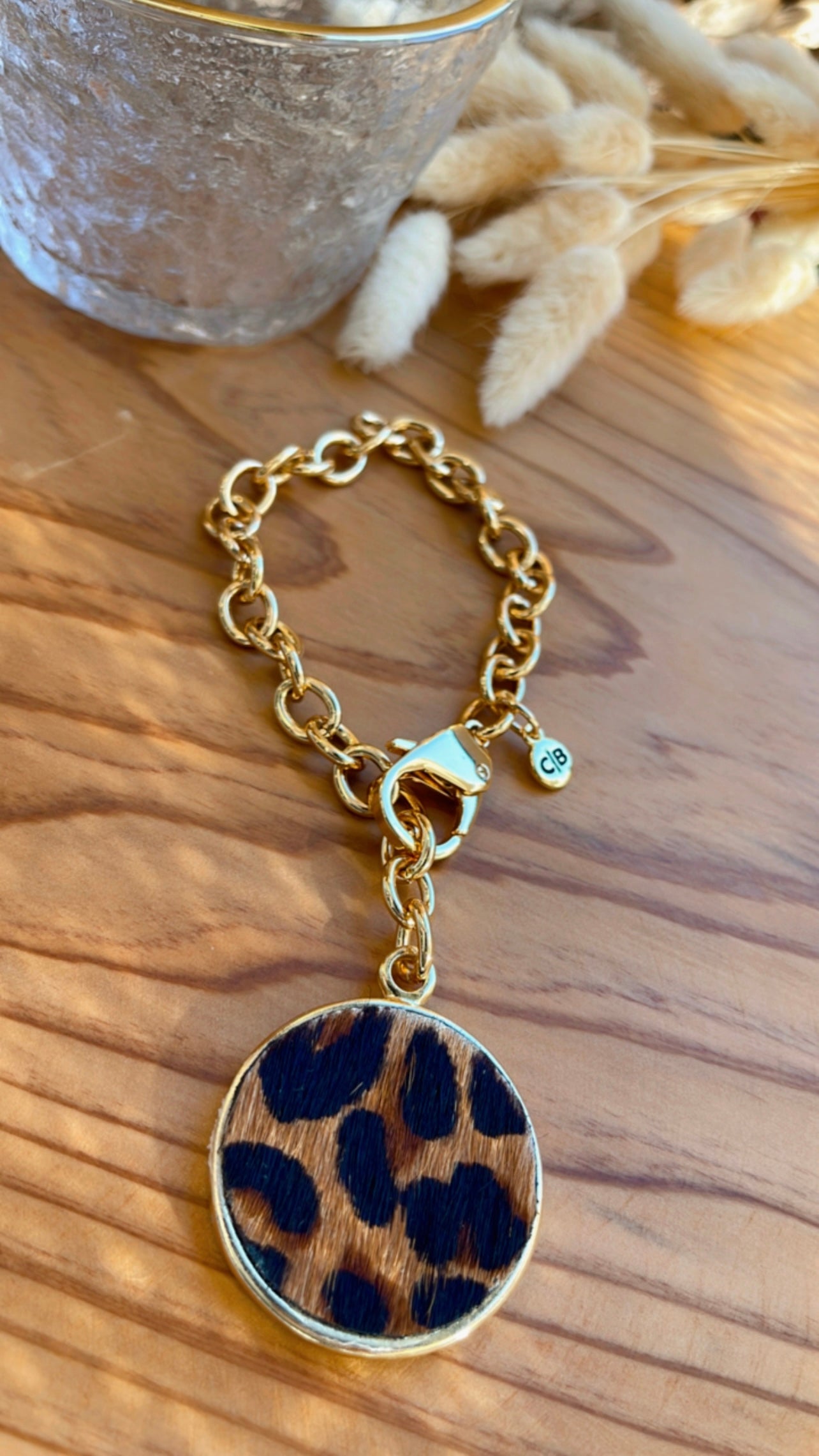 Charm bolsa animal print