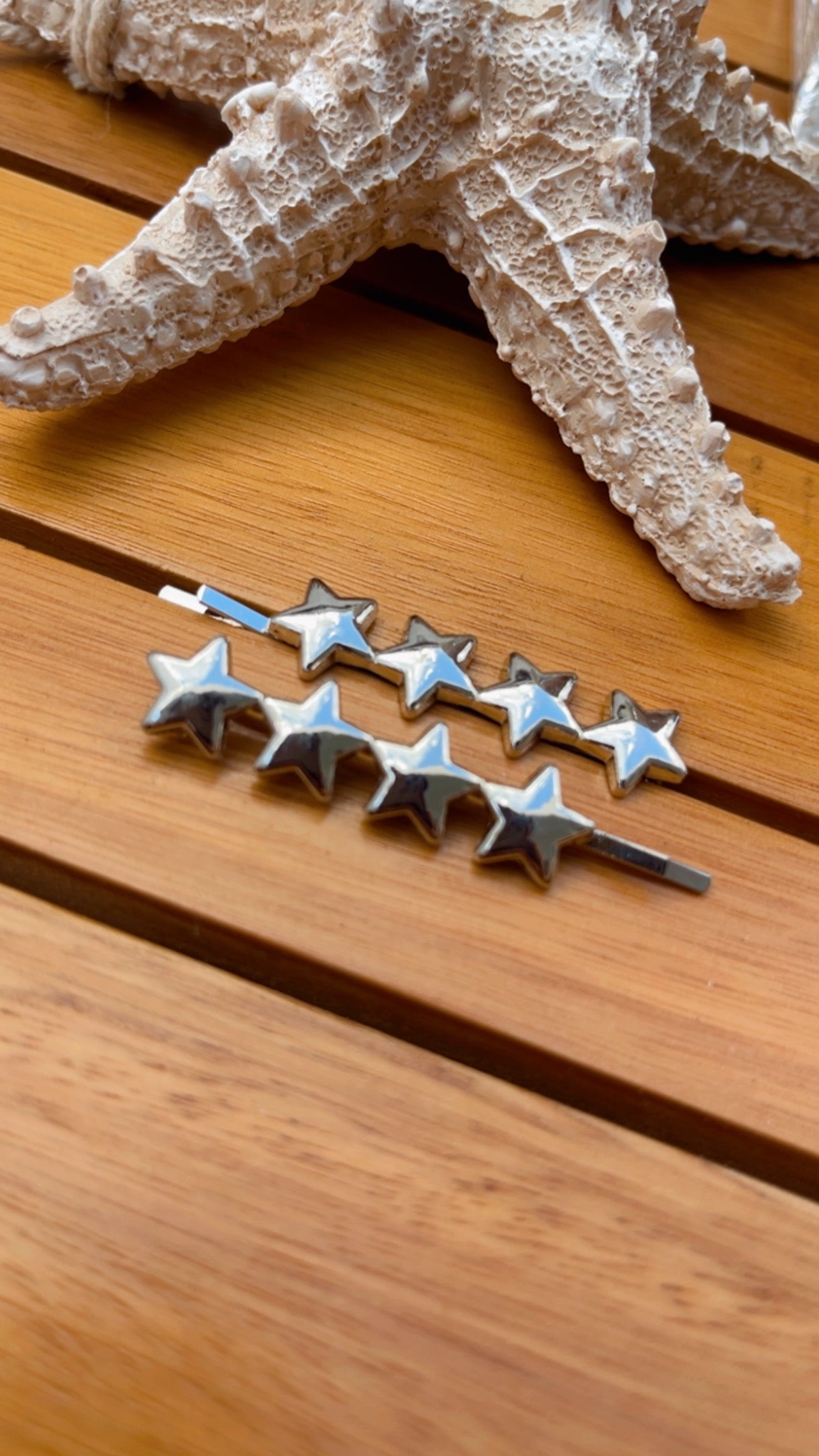 Grampo estrelinhas (par)