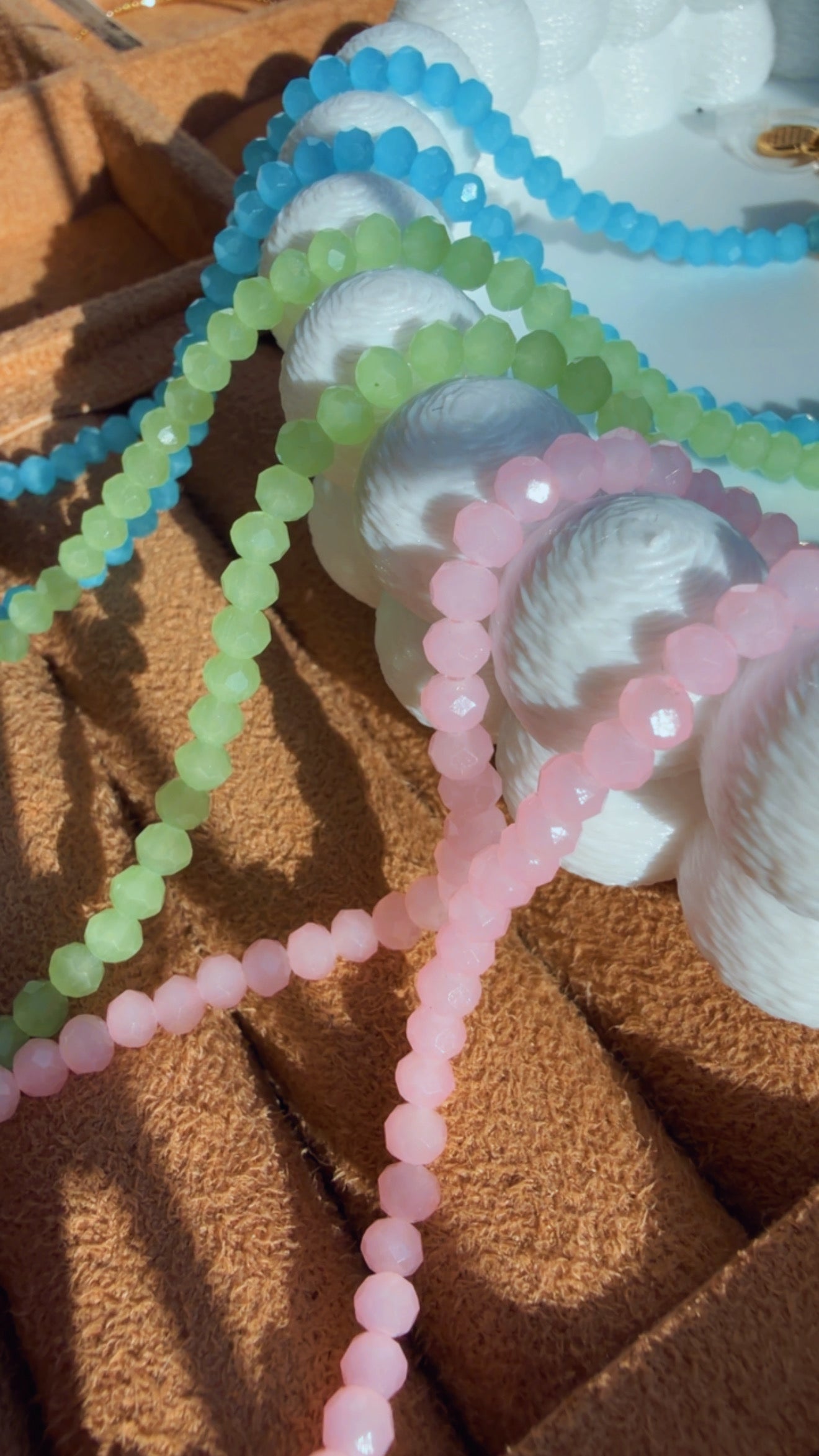 Colar cristais colors candy