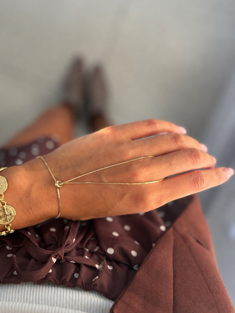 Pulseira Jady Stopper - Hand Chain