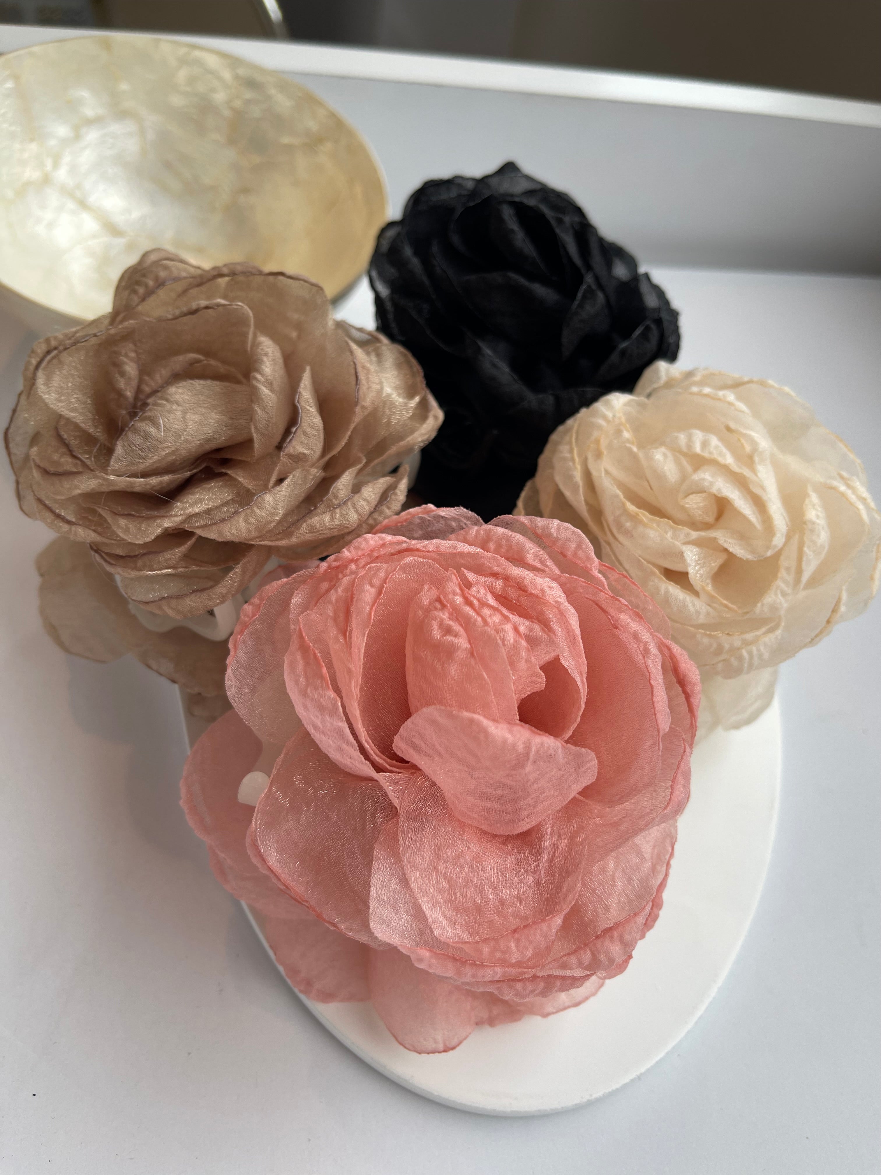 Piranha flor organza