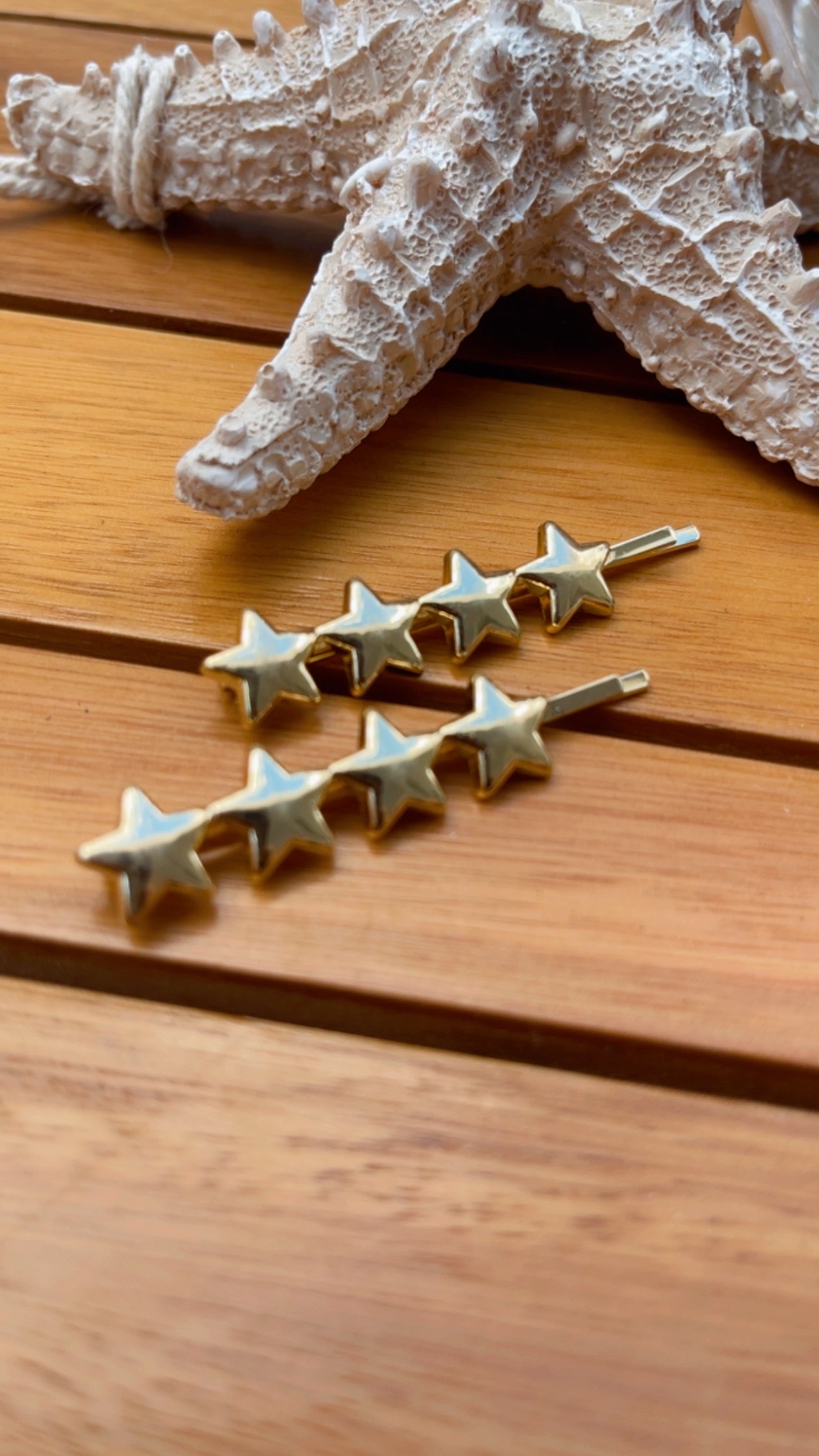 Grampo estrelinhas (par)