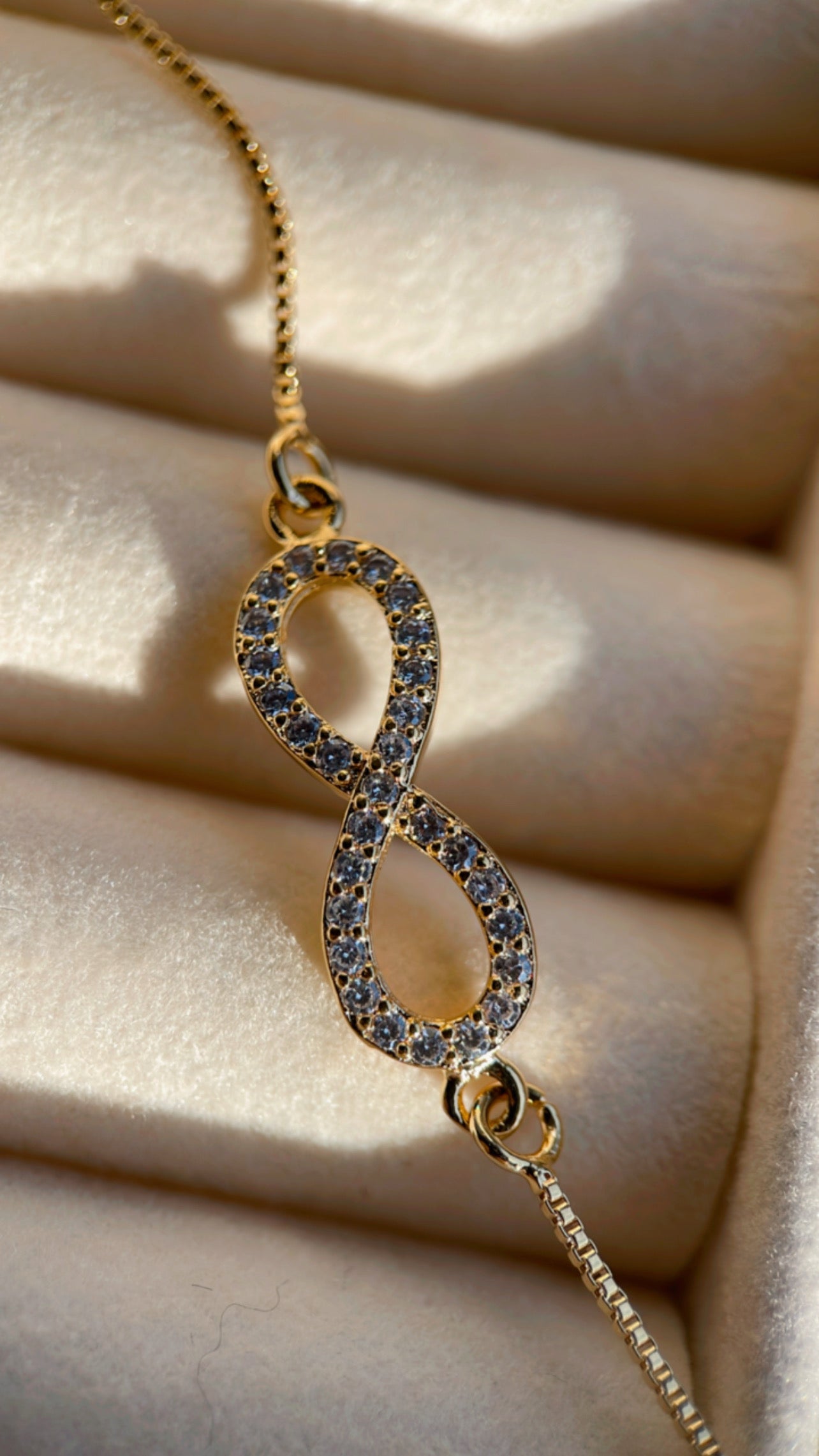 Pulseira glam infinito