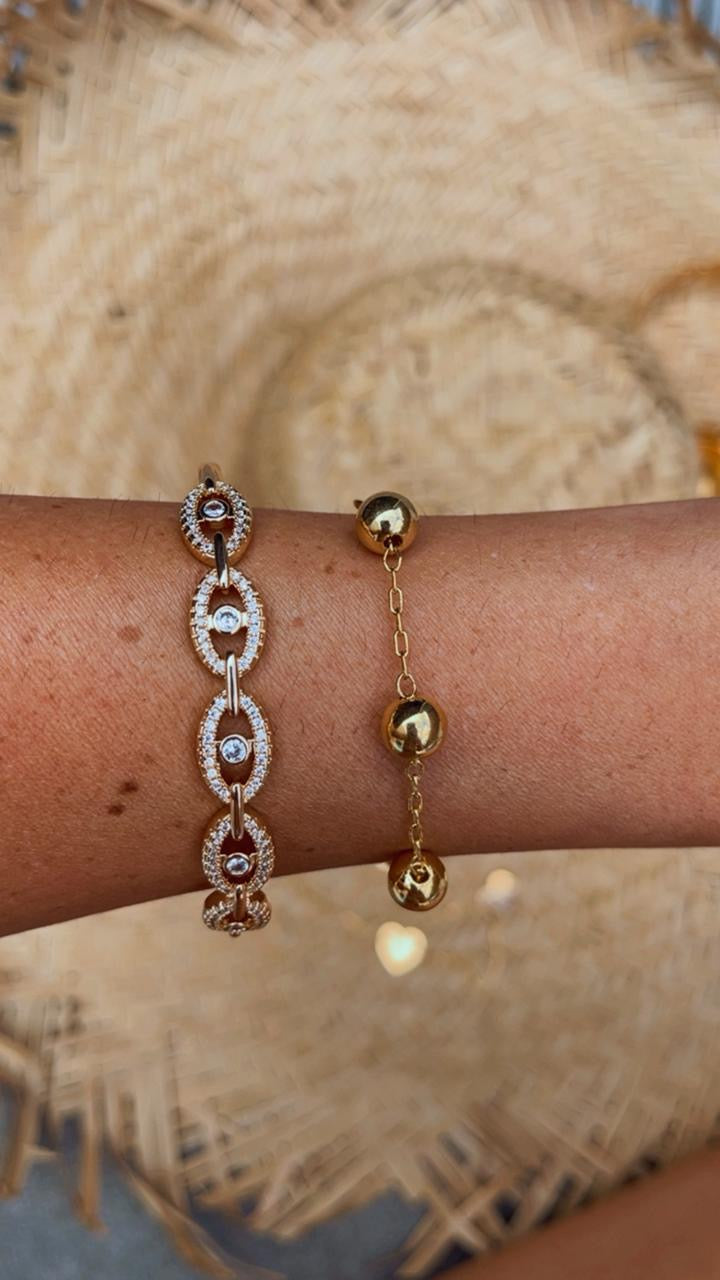 Pulseira bolinha média