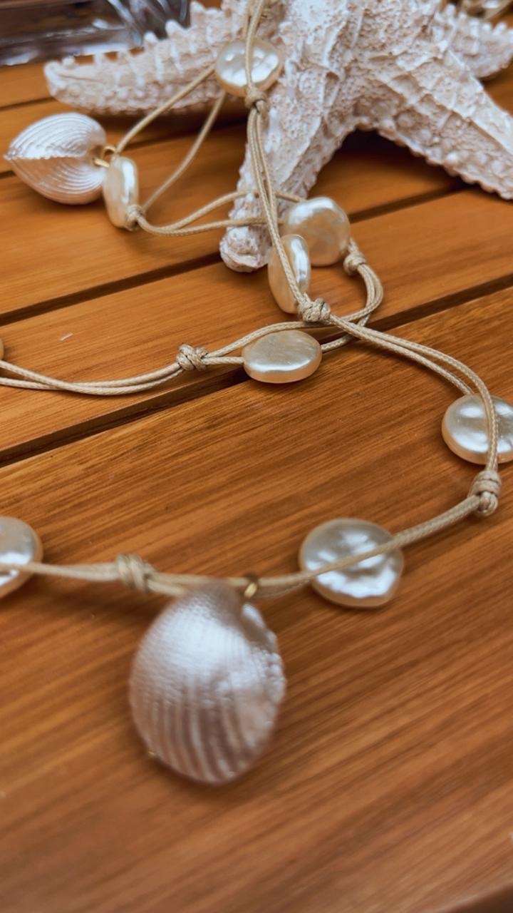 Colar trama de sereia