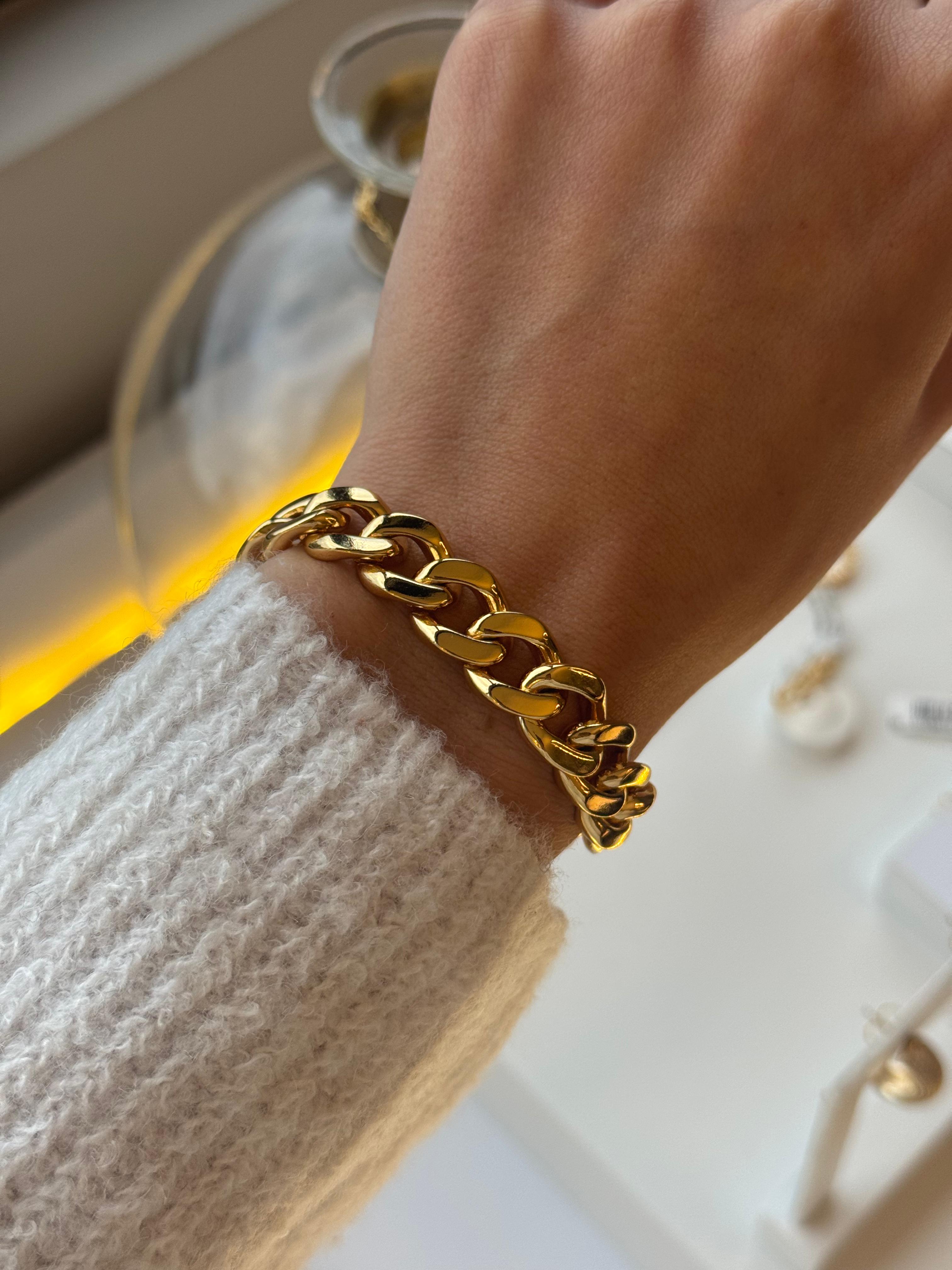 Pulseira bridão elos