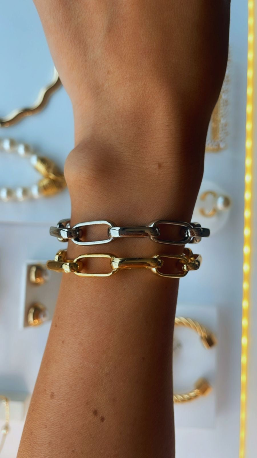 Pulseira tier níquel