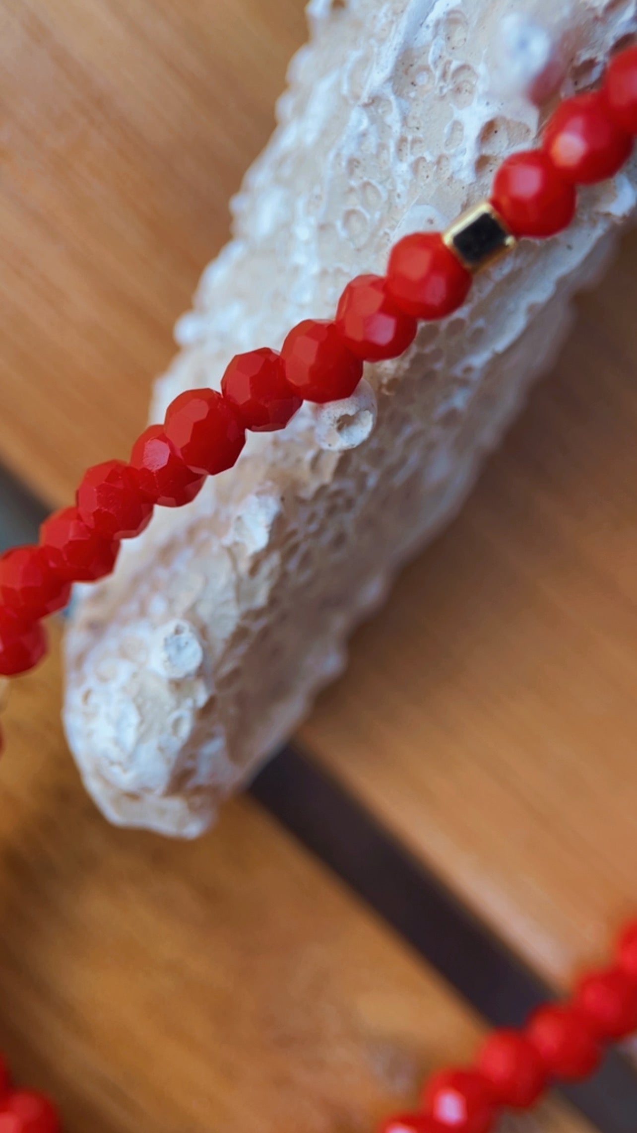 Colar cristal red